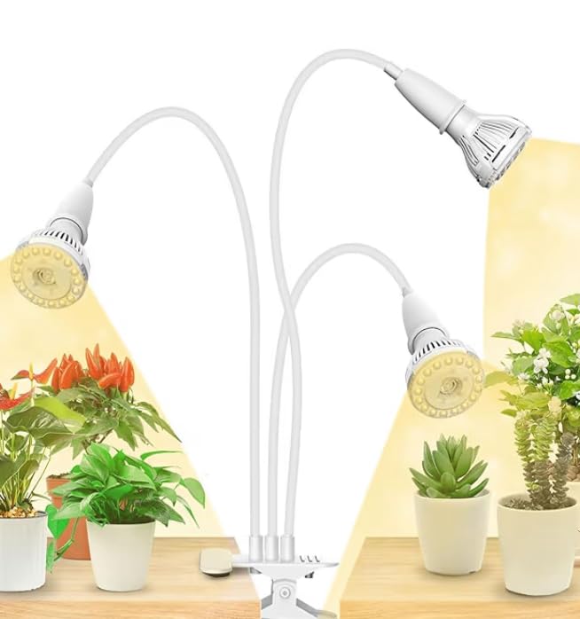 SANSI Grow Lights for Indoor Plants, 20W Clip-On Gooseneck LED Plant Lights customer photo 1