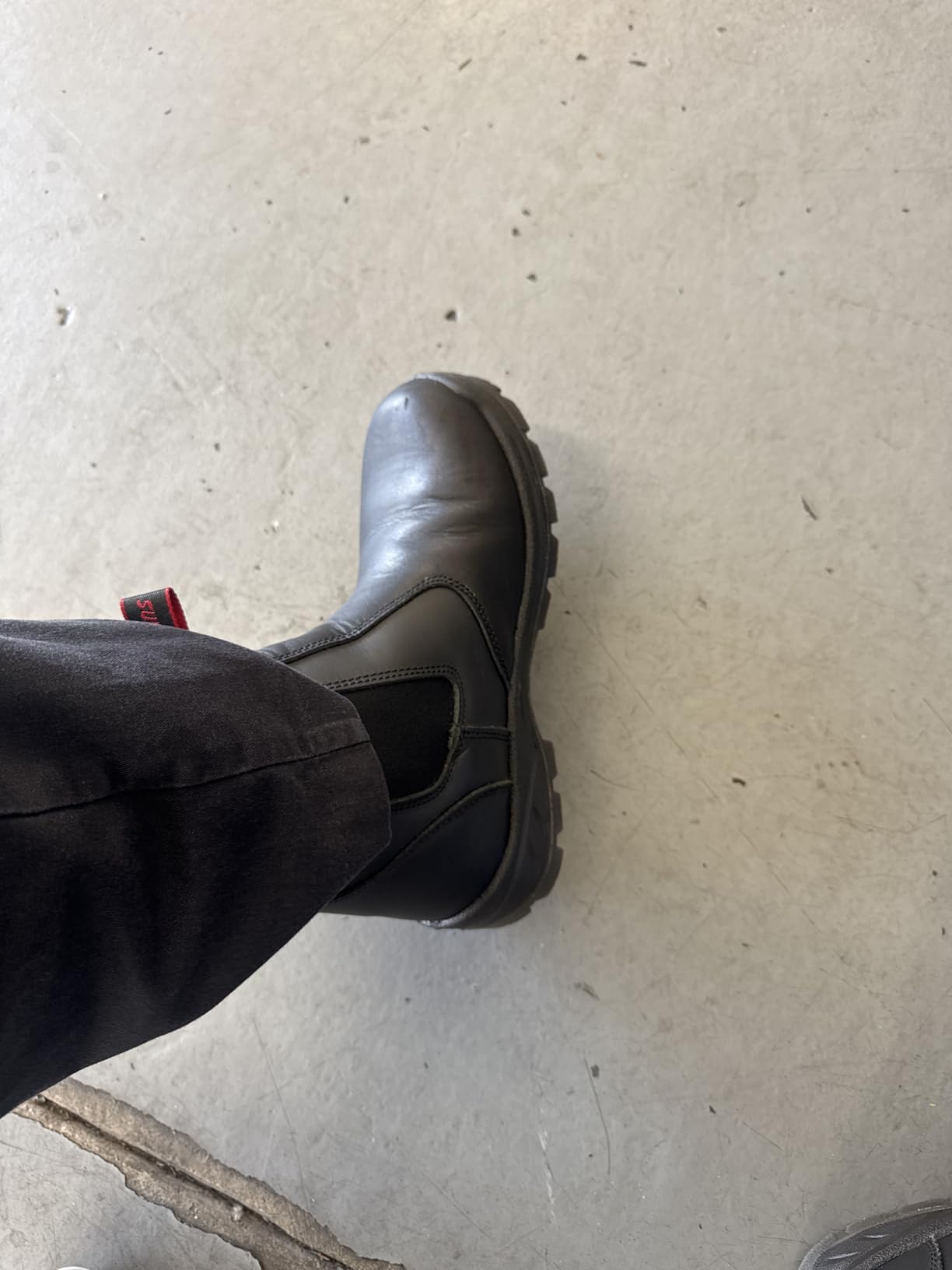 SUREWAY Men's Slip On Fire & Safety Work Boots Composite/Soft Toe customer photo 1