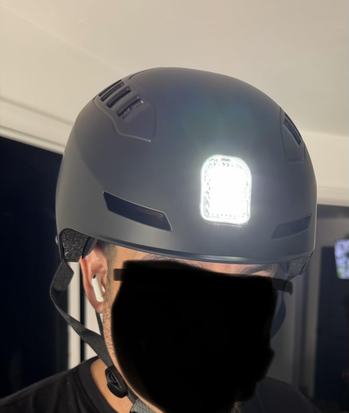 DKONI Bike Helmet with LED Lights Bicycle Helmets Commuter Cycling Helmet USB Rechargeable Front & Back LED Light Helmet for Adult Men Women customer photo 1