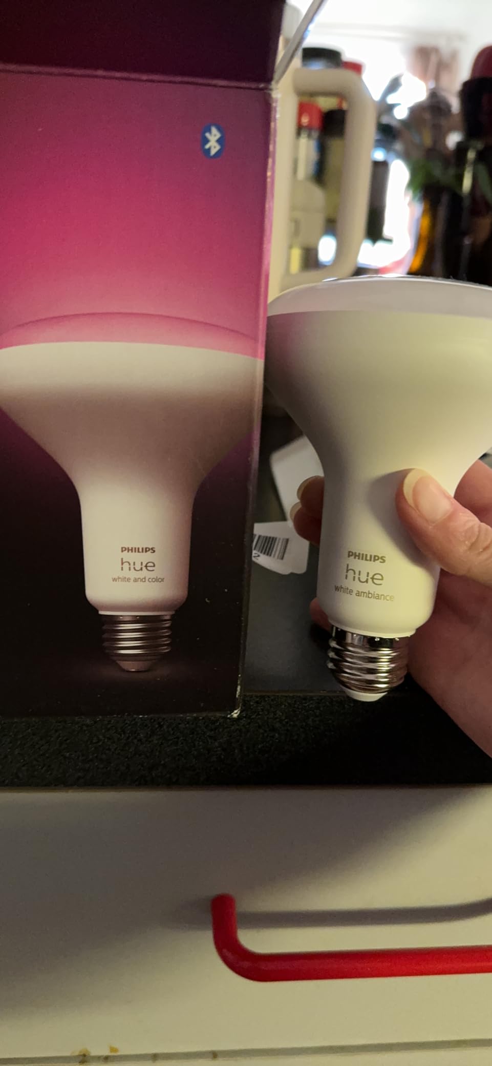 Philips Hue BR30 LED Smart Light Bulbs 2-Pack, Flicker-Free 85W Light Bulbs, Bluetooth Compatible, Compatible with Alexa, Google Assistant, and Apple HomeKit, E26 Base customer photo 2