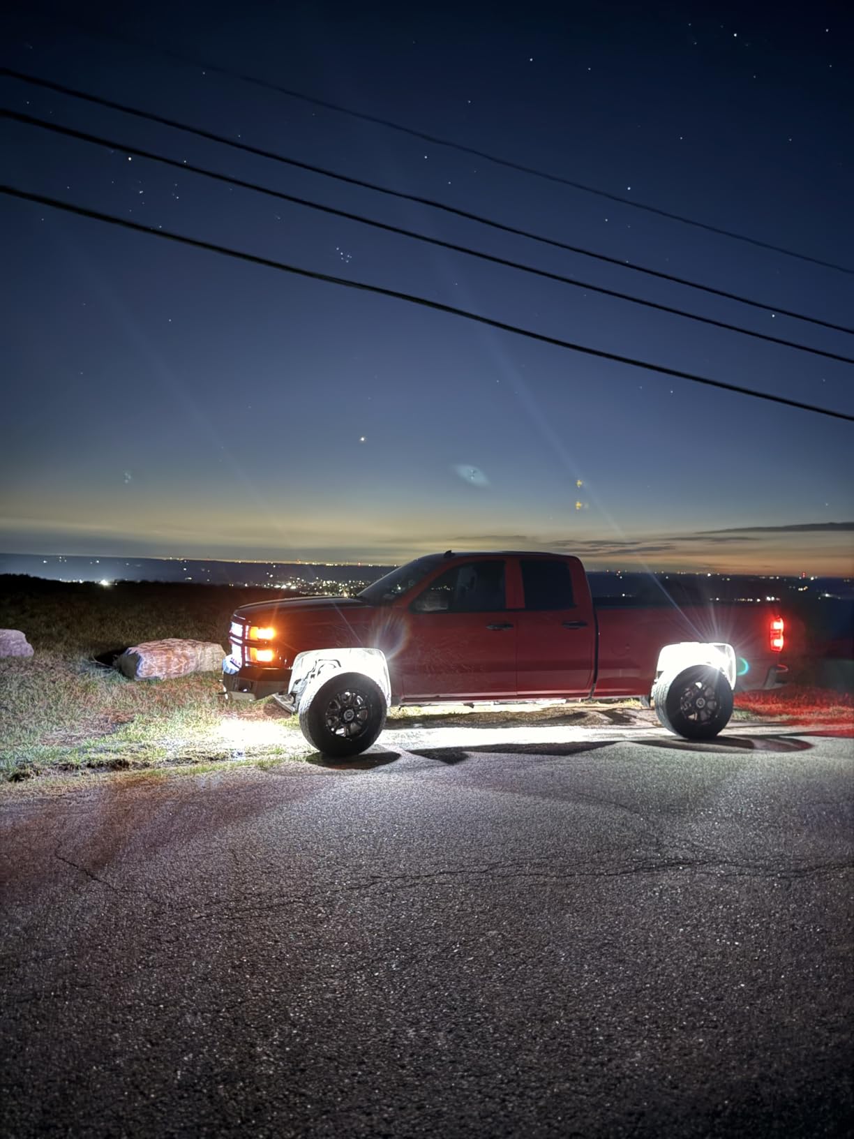 RGB LED Rock Lights Kit, 8 Pods Rock Light for Jeeps Truck Golf Cart ATV UTV RZR SUV Offroad Pickup, Waterproof Multicolor Underglow Kit with APP Remote Control Music Neon Vehicle Underbody Light 12V customer photo 2