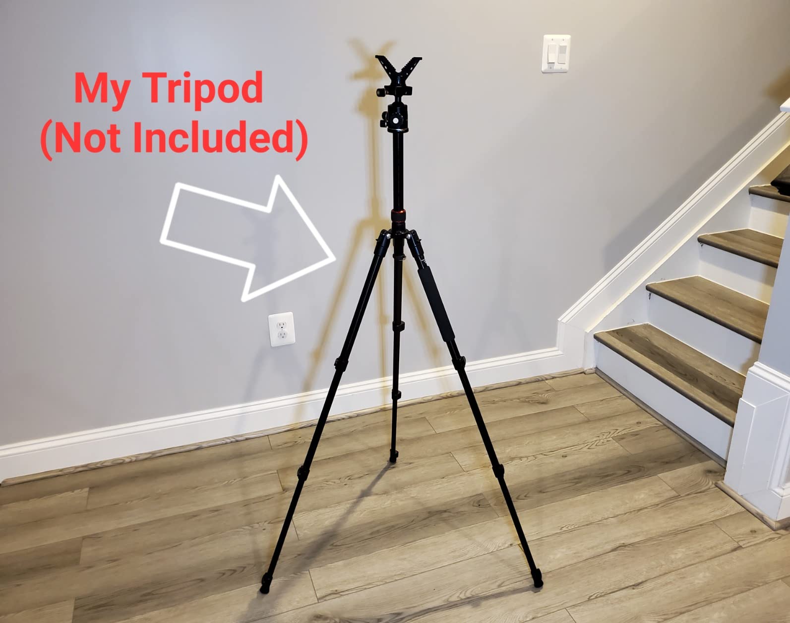BZTAC Portable Rifle & Pistol Shooting Rest - All Aluminum Compact Mini Rapid Pocket Shooting Stick Stand with 360 Rotation V Yoke Holder customer photo 1