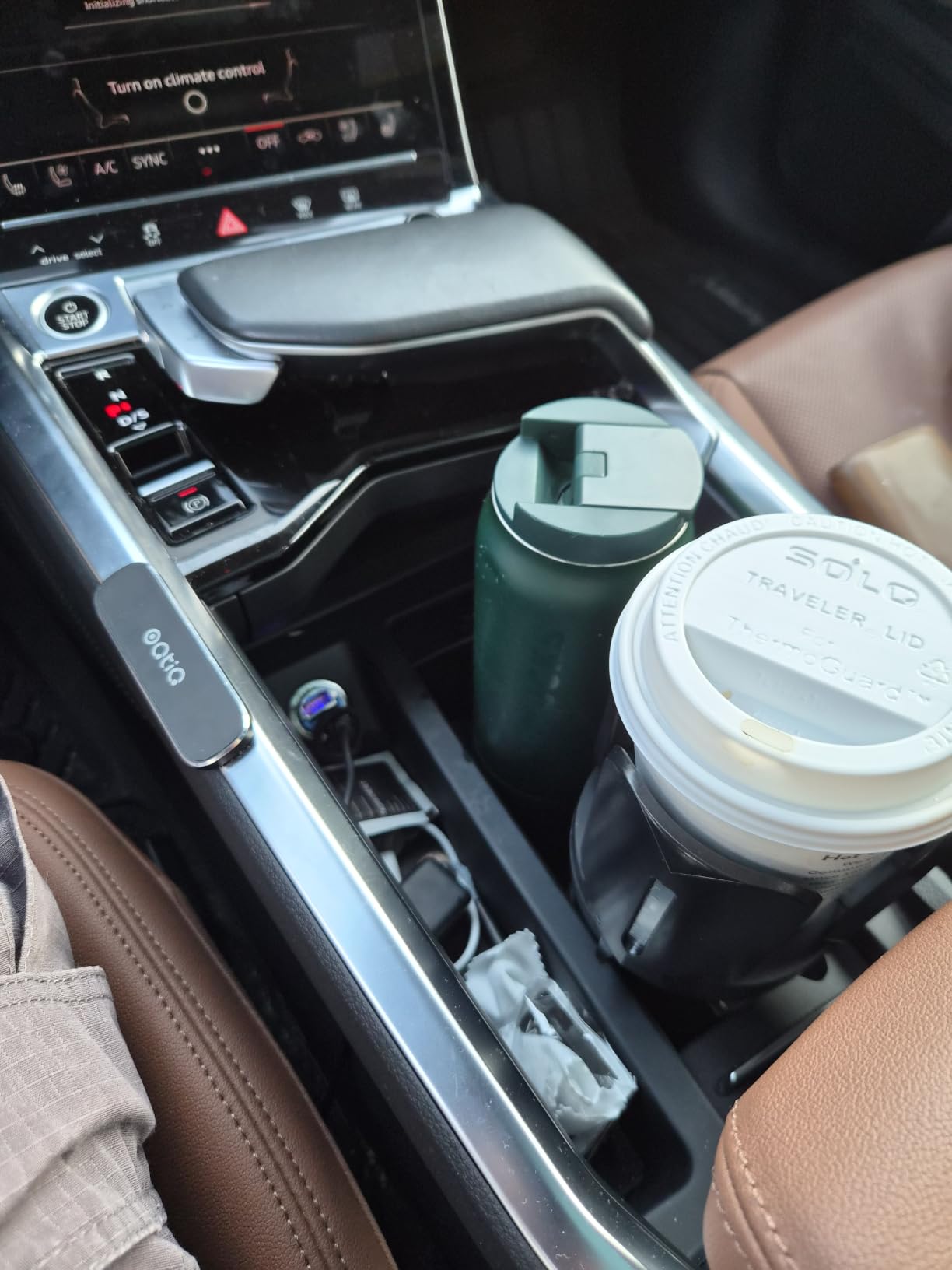Octomo Car Cup Holder Expander, Hold 2.9
