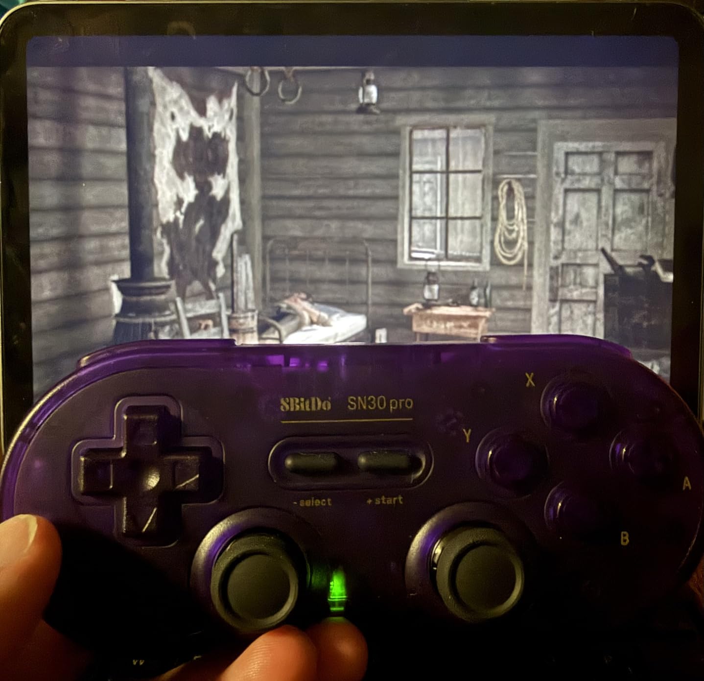 8Bitdo SN30 Pro Bluetooth Controller, Hall Effect Joystick (Crystal Purple) customer photo 1