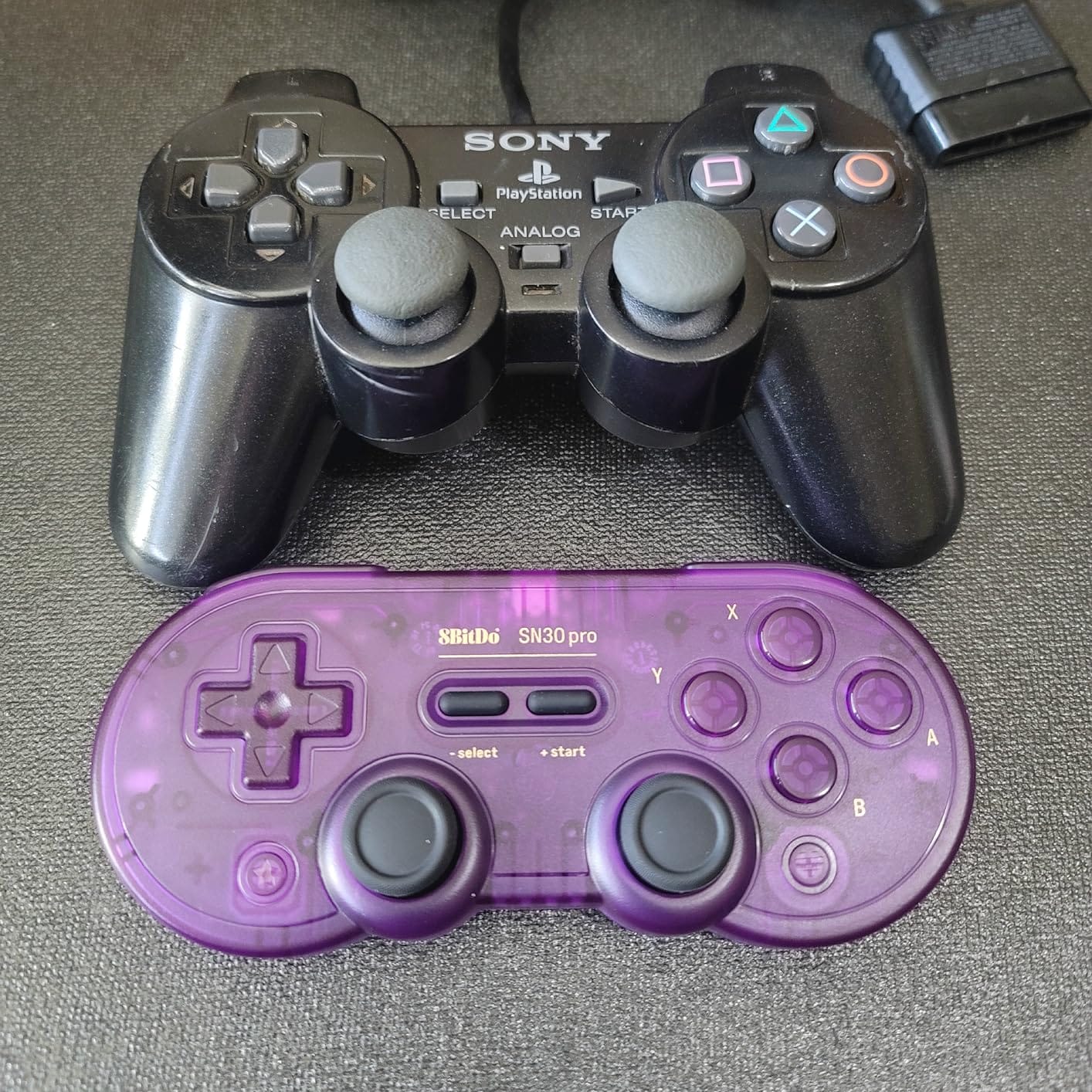 8Bitdo SN30 Pro Bluetooth Controller, Hall Effect Joystick (Crystal Purple) customer photo 2
