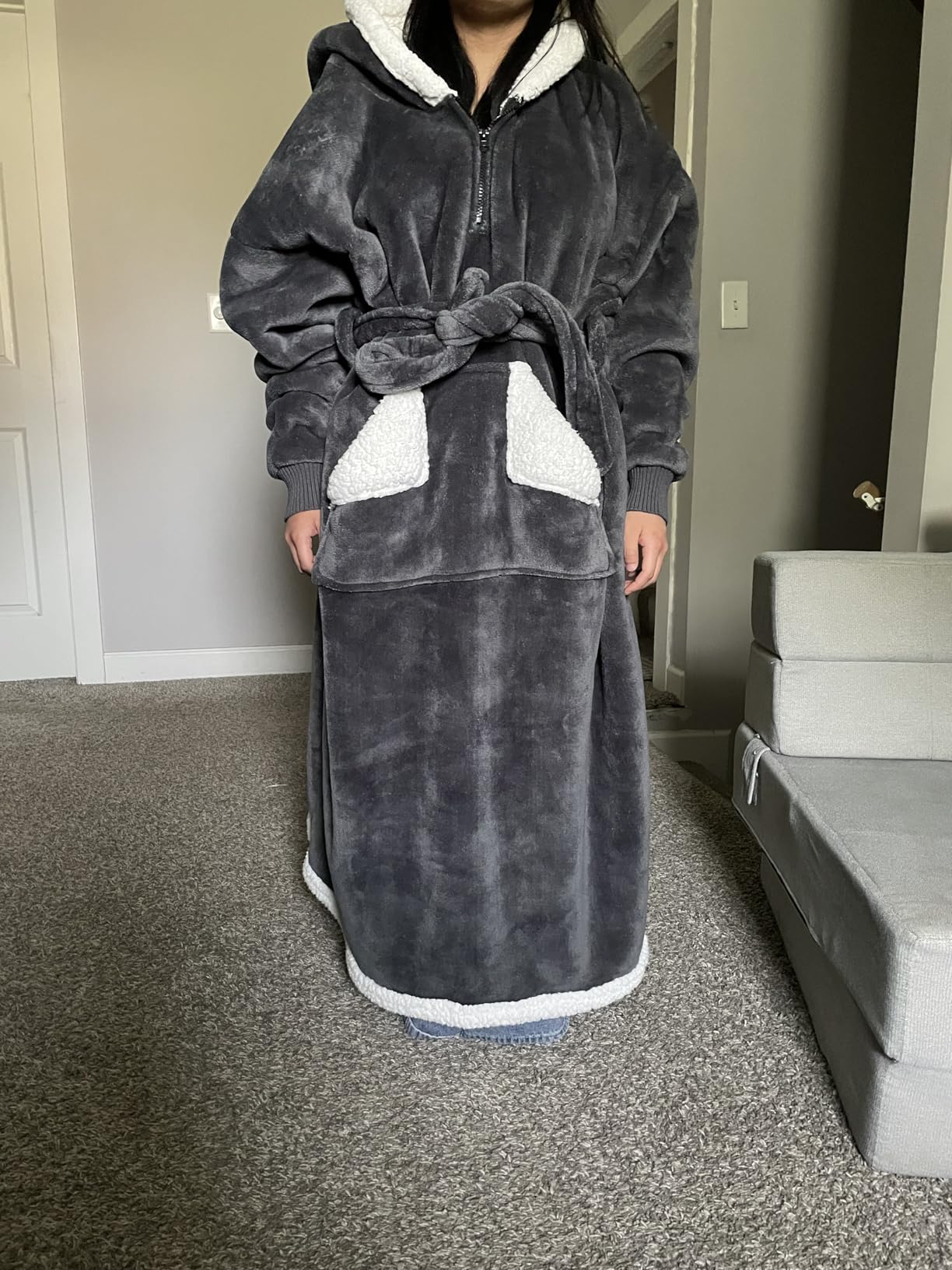 Touchat Wearable Hoodie customer photo 2