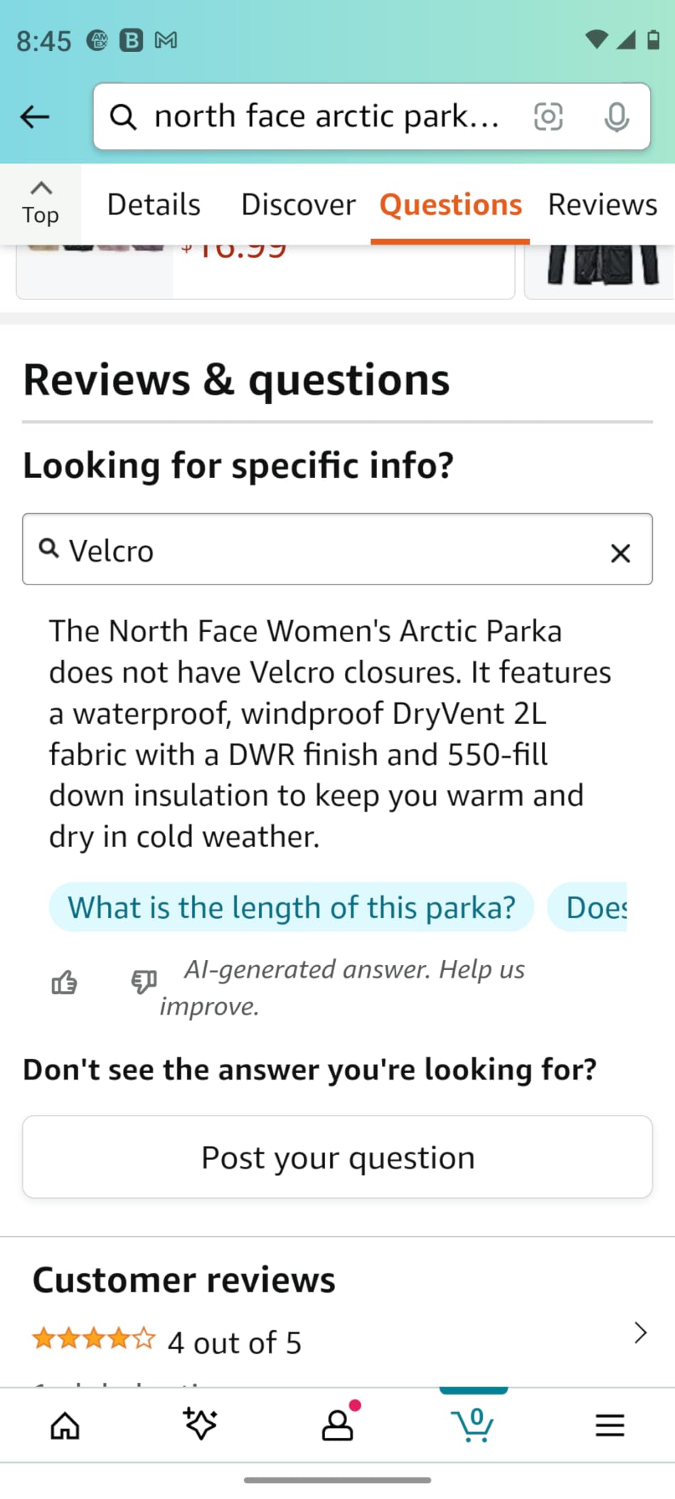 The North Face Jump Down Parka - Women's customer photo 2