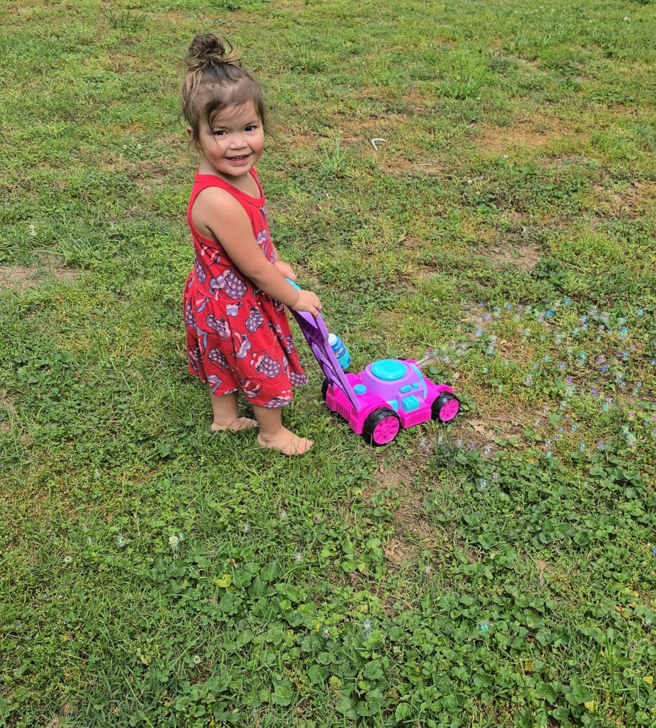 Sloosh Bubble Lawn Mower customer photo 1