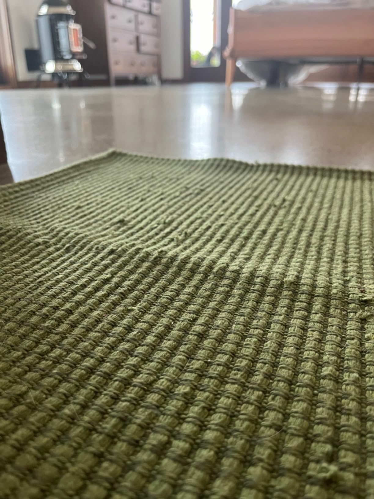 KOZYFLY Boho Runners for Hallways 2x8 ft Washable Kitchen Runner Non Slip Rubber Backed Hall Runners Cotton Entryway Runner Rugs for Indoor Backdoor Bedroom Kitchen, Orange Beige/Tan/Brown customer photo 2