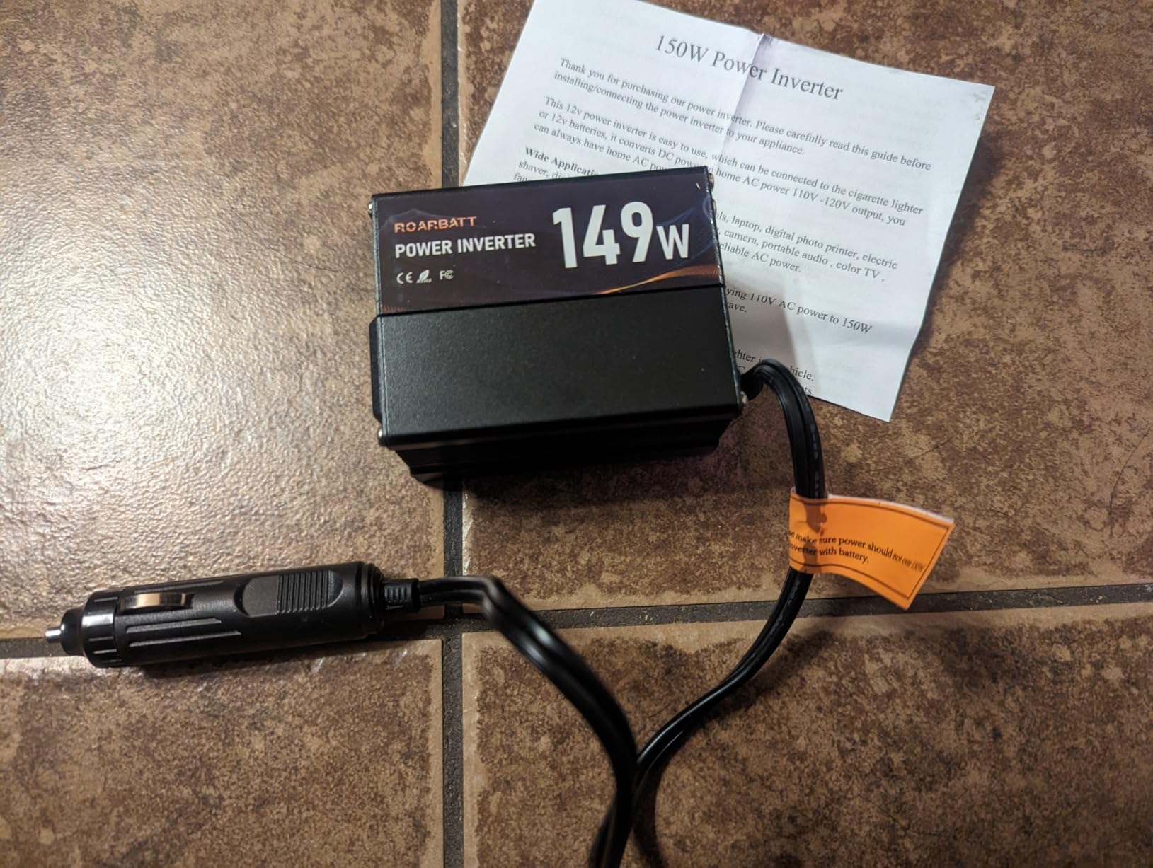4000W Pure Sine Wave Power Inverter 12V DC to 120V AC, 8000W Peak for RV customer photo 1