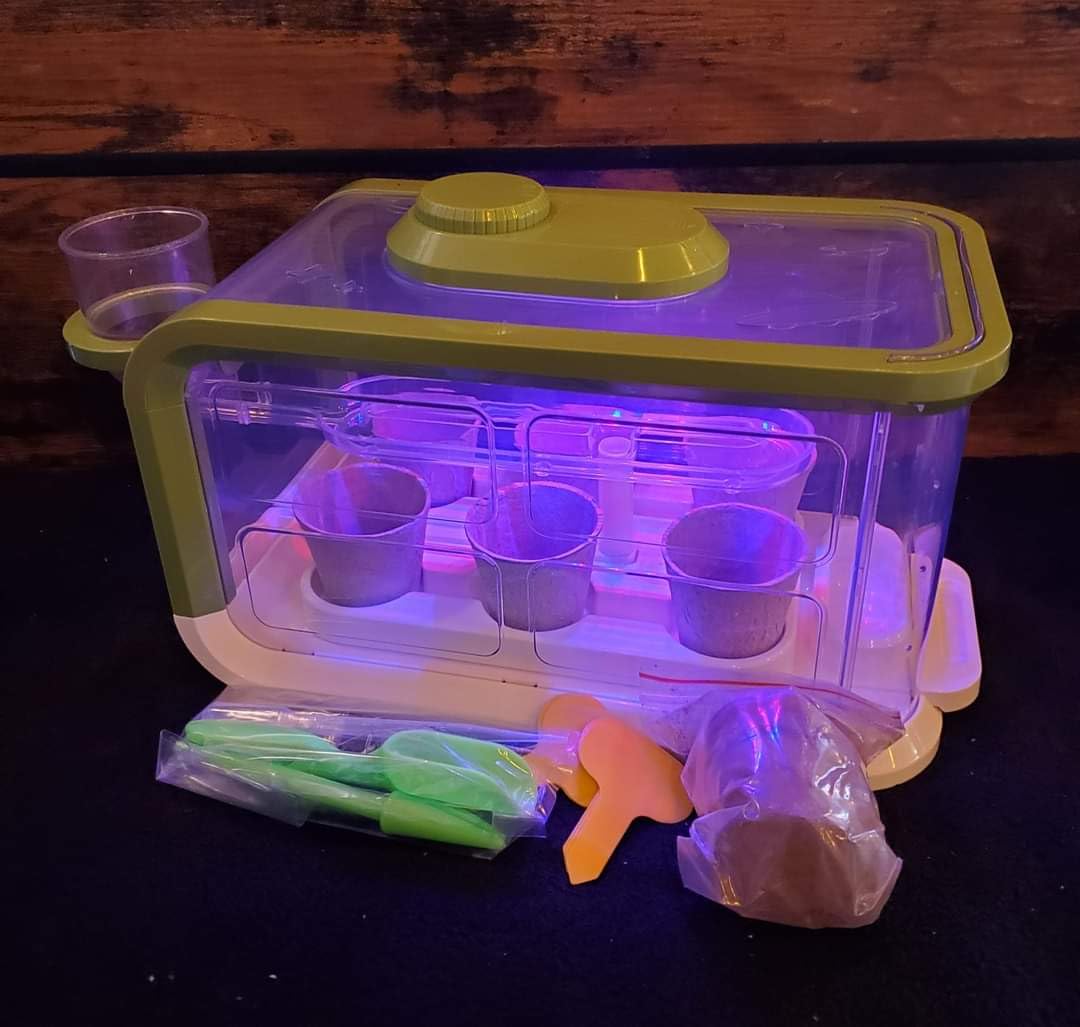 Kids Plant Growing Kit, Kids Gardening Greenhouse Growing Kit with Drip Irrigation and Grow Lights, Science STEM Toys Terrarium Kit for Boys Girls 3 4 5 6 7 8 Year Old,Kids Flower Growing Kit customer photo 2