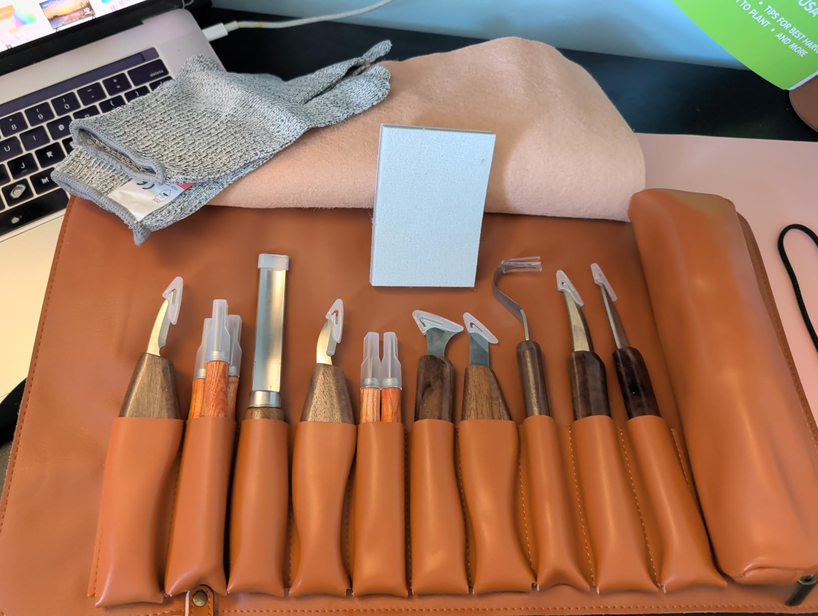 Tekchic Wood Carving Kit Deluxe-Whittling Knife, Wood Carving Knife Set customer photo 1