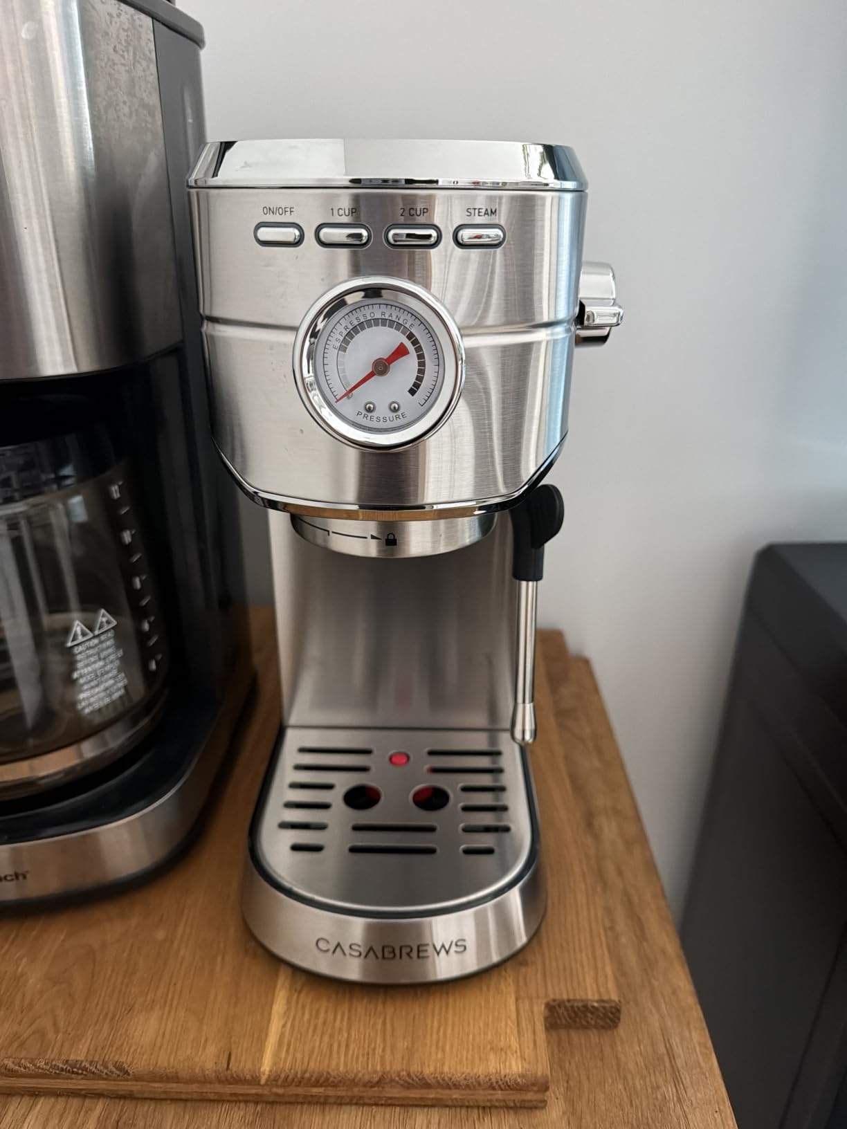 CASABREWS CM5418 Espresso Machine, Espresso Coffee Maker with Steam Wand customer photo 1
