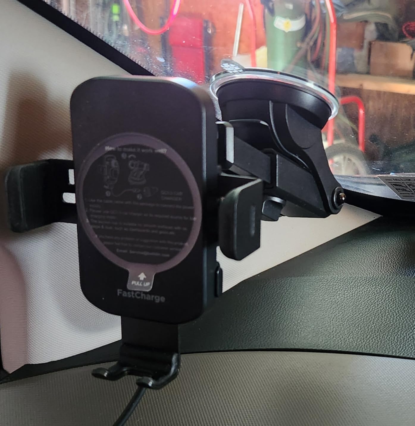 3-in-1 Wireless Car Charger Mount, 15W Fast Charging Auto-Clamping Phone Holder for iPhone 17 16 15 14, Samsung Galaxy S24 S23, Dashboard, Vent & Windshield Car Mount customer photo 2