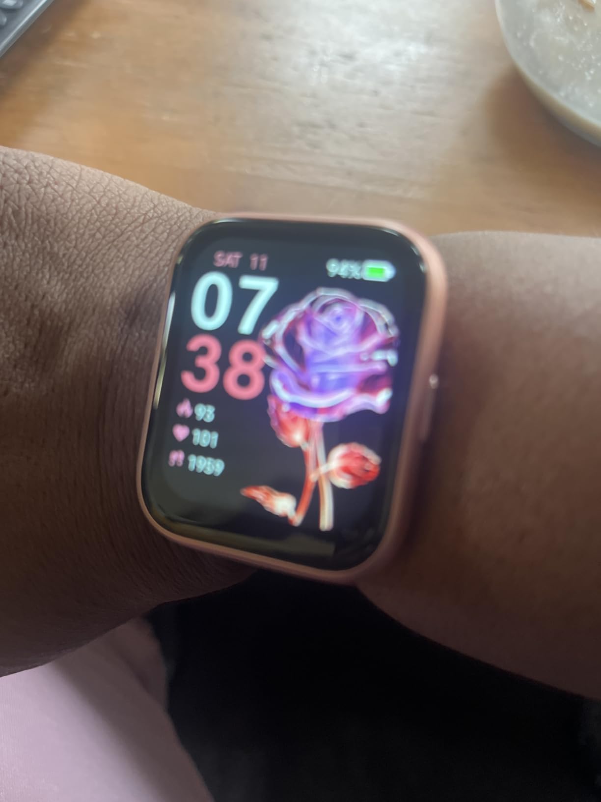 Smartwatch for Women/Men, Compatible with Android & iPhone, 1.8'' Fitness Tracker Watch with Alexa, Call & Notification Alerts, Heart Rate & Sleep Monitor, 120 Sports Modes, Waterproof Smart Watch customer photo 2