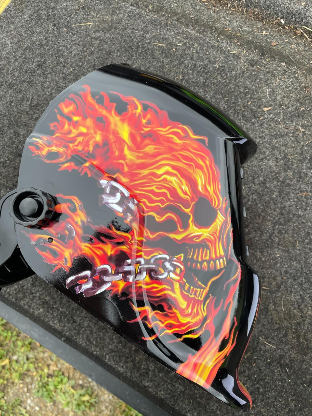 Welding Helmet Auto Darkening : BESTCLUB True Color Solar Powered Hood with Adjustable Shade Range 4/9-13 for Mig Tig Arc Welder Mask customer photo 2