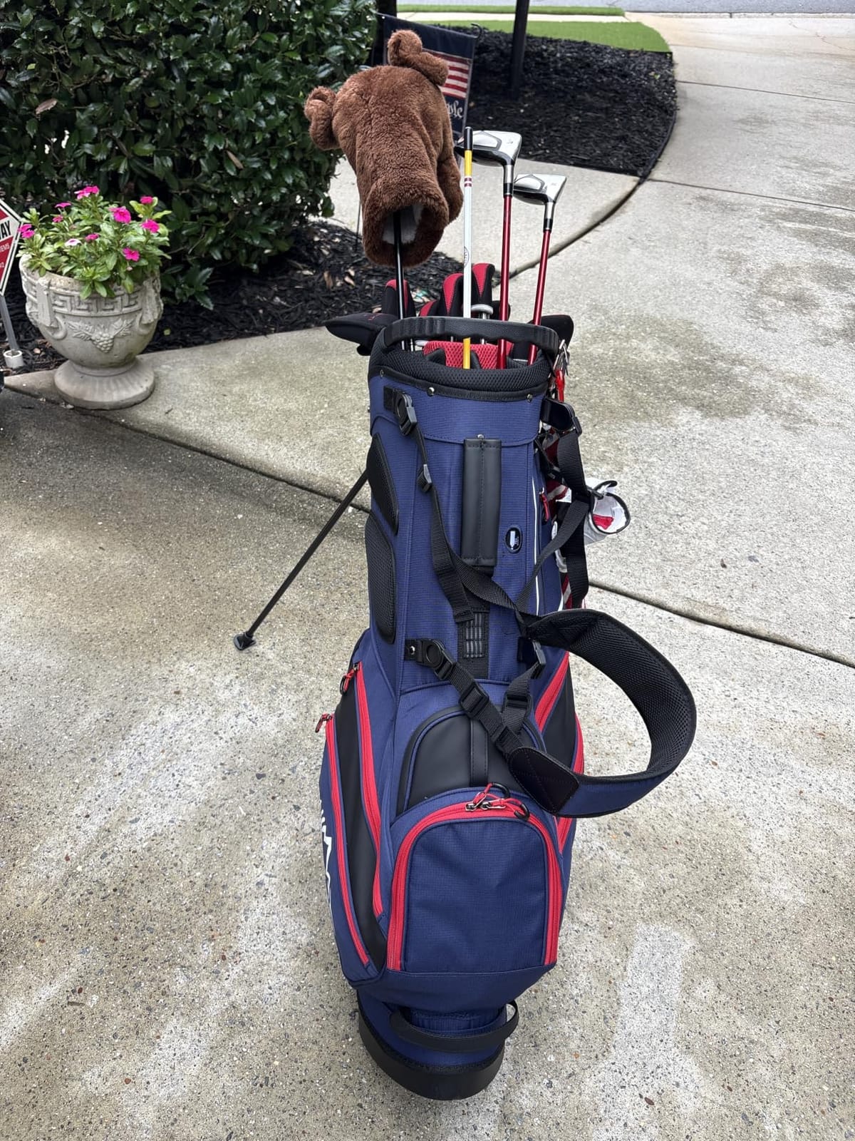 uniHimal 14-Way Golf Stand Bag Lightweight, Magnetic Pocket customer photo 2