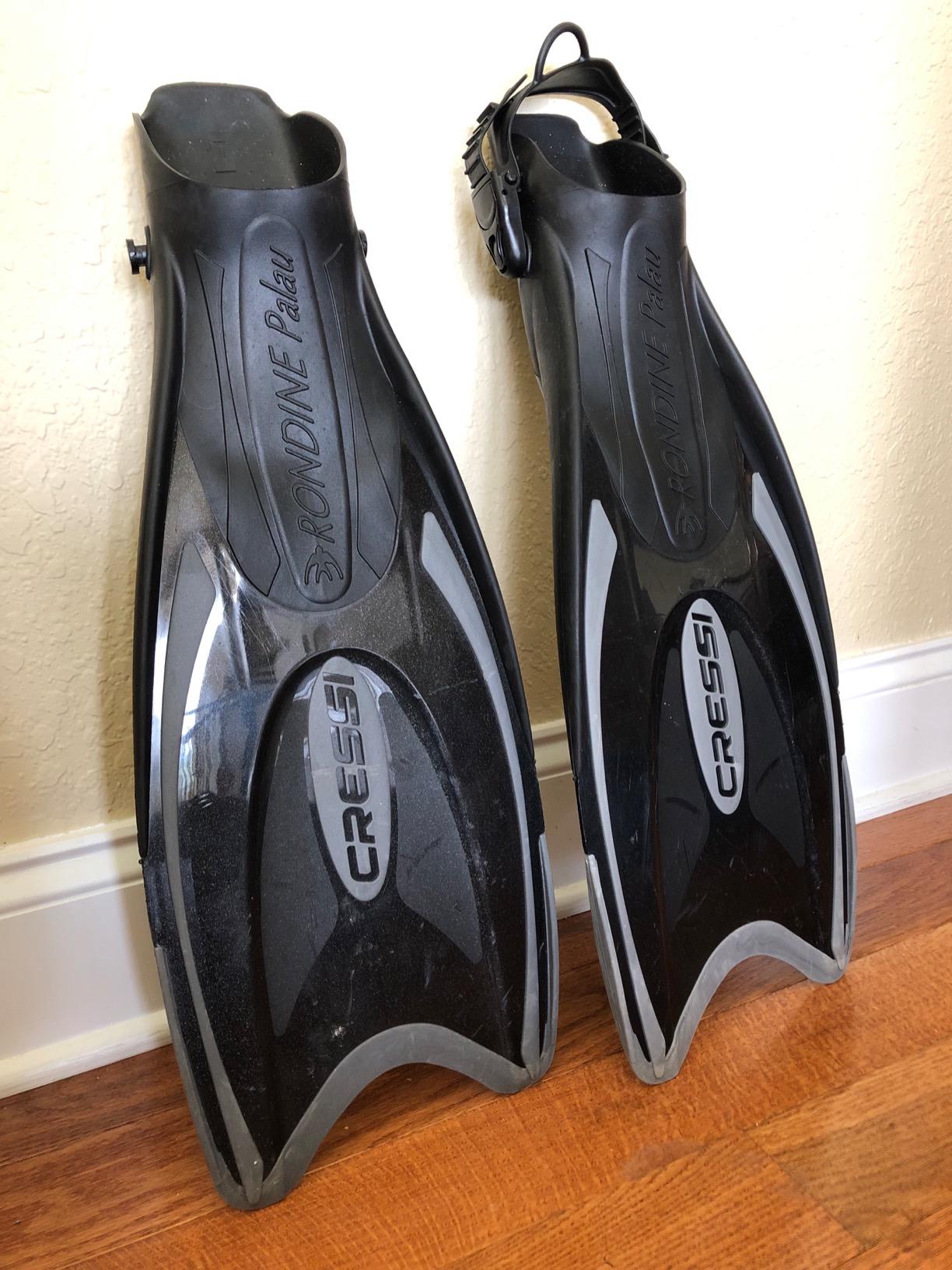 Cressi Snorkeling Fins, Palau, Adjustable Open Heel, Travel Fins for Adults customer photo 2