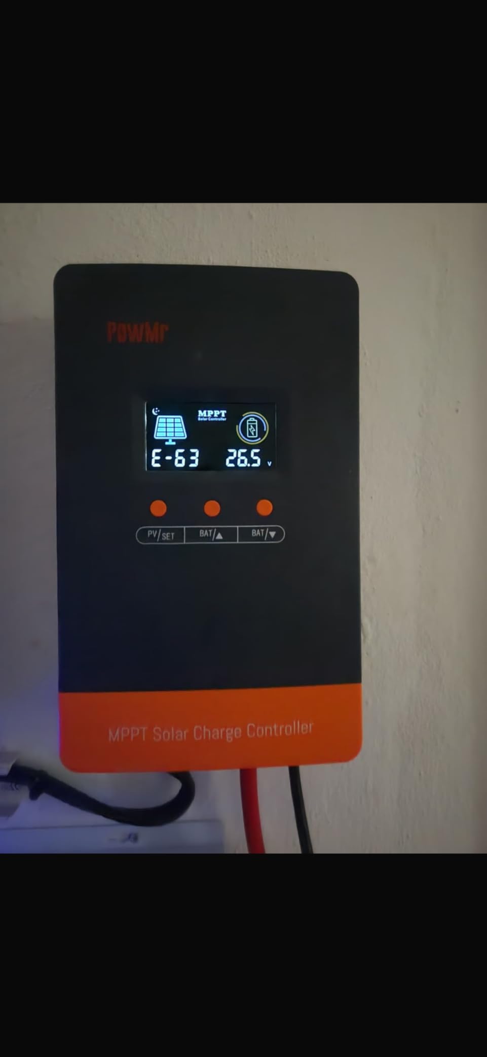 PowMr 100A MPPT Solar Controller, 12V/24V/36V/48V Auto, MPPT Charge Controller 100 Amp w/ LCD Display, Up to 12(Max) Solar Regulator Connections in Parallel, Work with Lead-Acid and Lithium Batteries customer photo 2