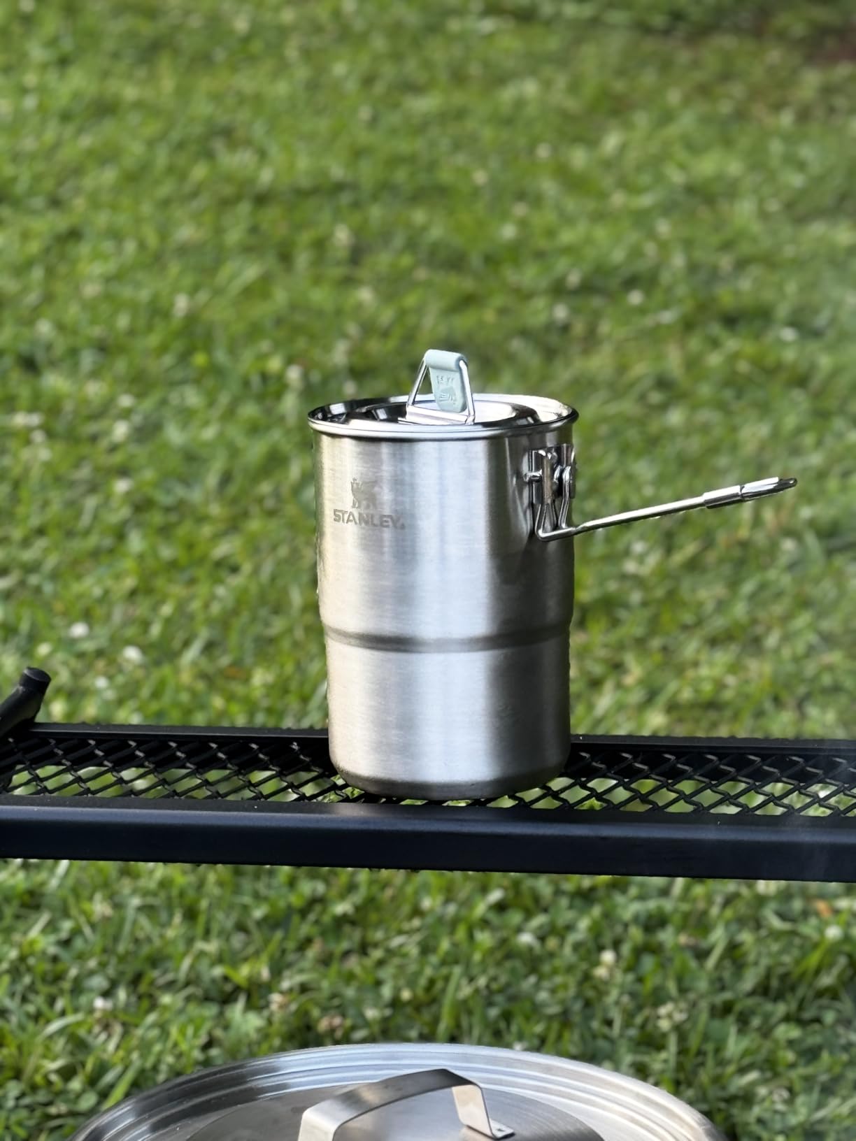 Stanley Wildfare Go 4-Piece Stainless Steel Two Cup Cook Set | 32 oz Pot and Lid with Fold & Lock Handle | 2 Stacking Cups | Camping Essentials for Your Camp Kitchen | BPA-Free | Shale + Charcoal customer photo 1