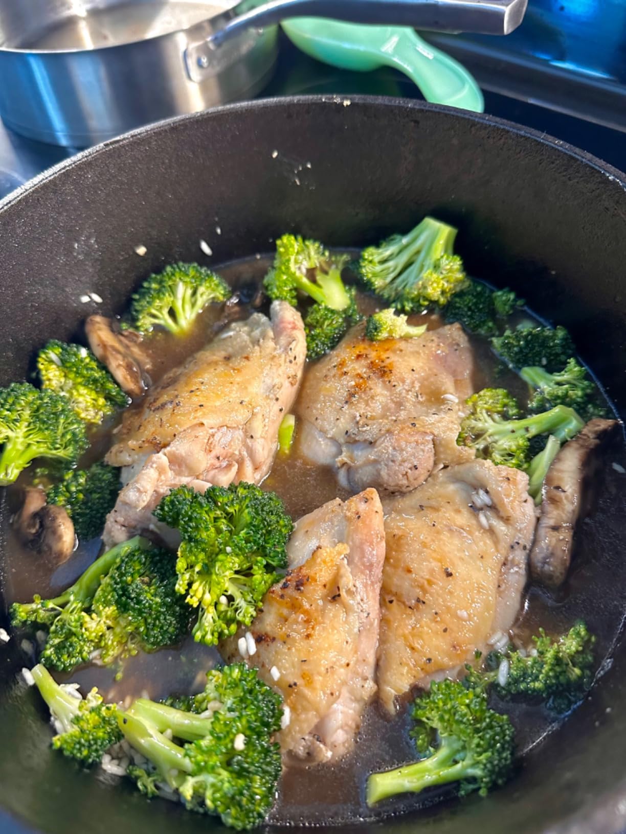 Velaze 10 QT Pre-Seasoned Cast Iron Camping Dutch Oven Pot with Lid customer photo 2