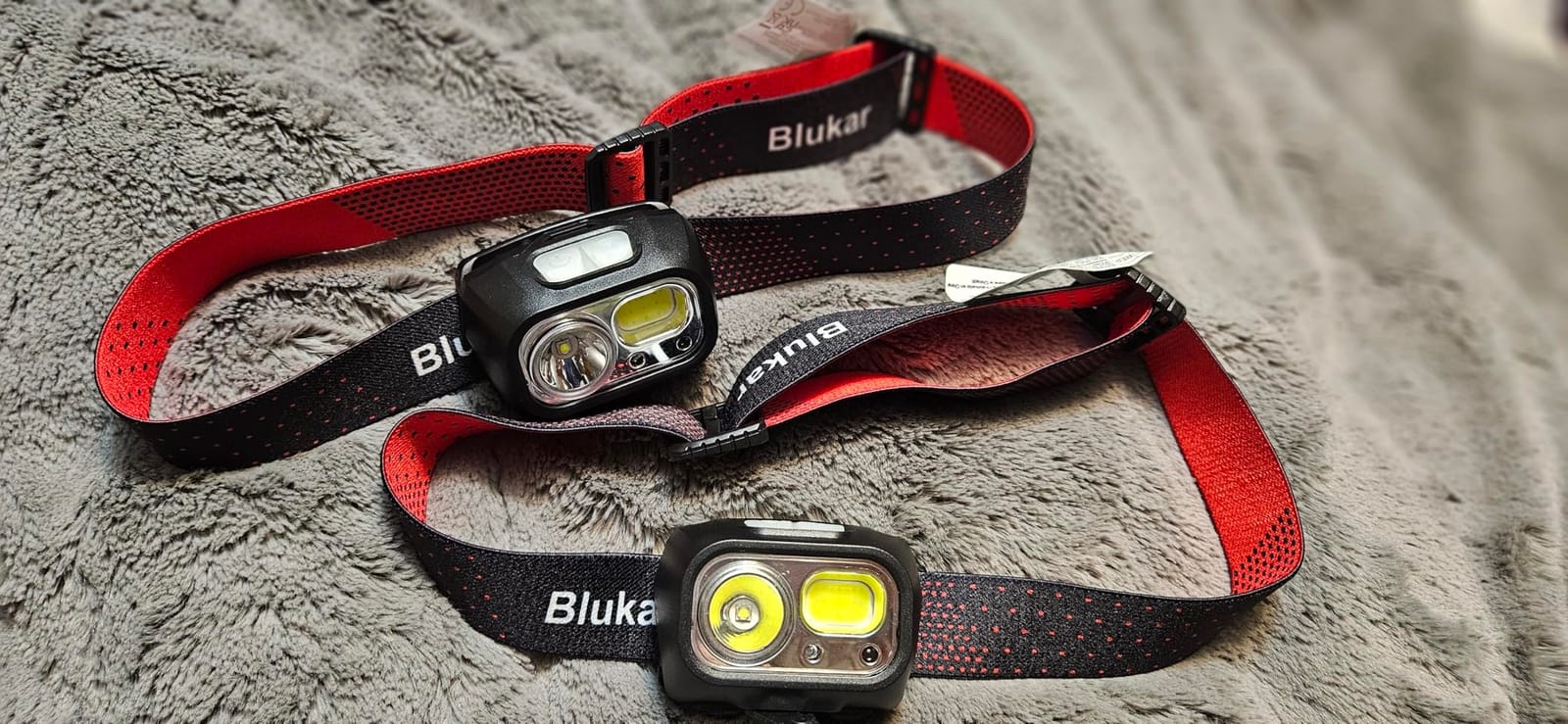 Blukar LED Headlamp Rechargeable, 2000L Super Bright Headlight Flashlight customer photo 2