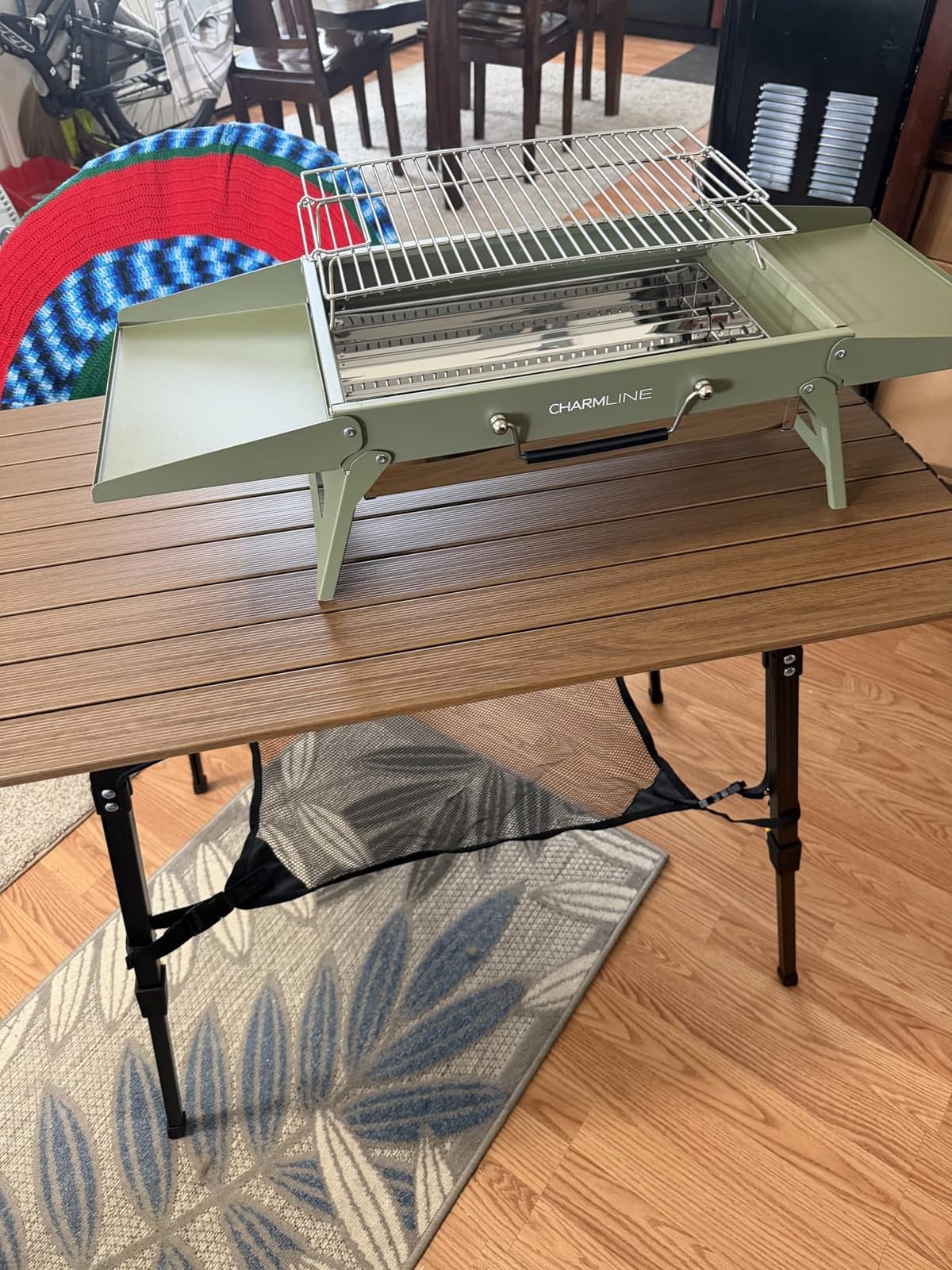 Portal Camping Table, Folding Aluminum Table with Carry Bag for Outdoor Use customer photo 1