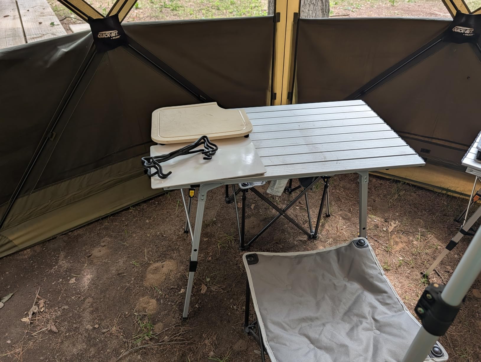 Portal Camping Table, Folding Aluminum Table with Carry Bag for Outdoor Use customer photo 2