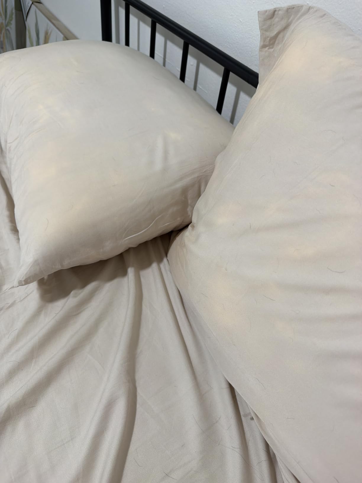 100% Rayon Derived from Bamboo - Bamboo Sheets Queen Size - Black customer photo 1