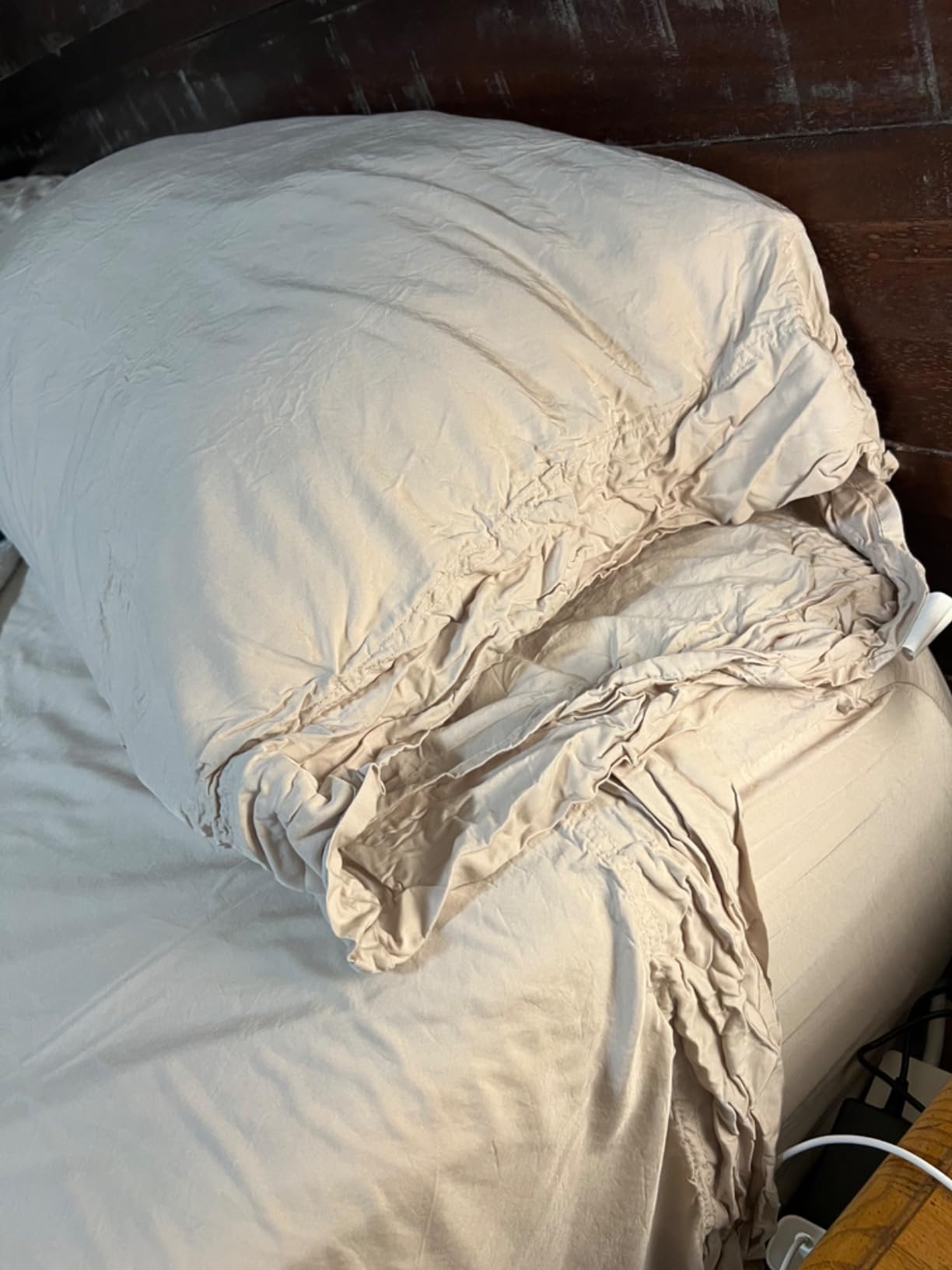 100% Rayon Derived from Bamboo - Bamboo Sheets Queen Size - Black customer photo 2