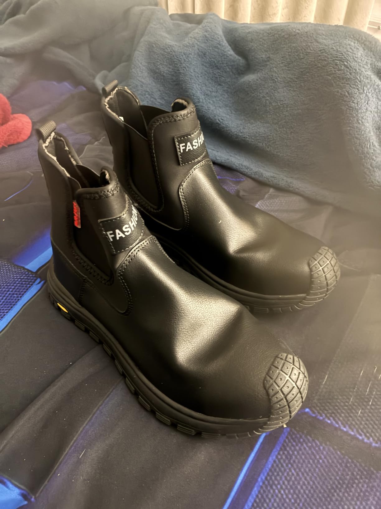 Nutropa Welding Work Boots for Men Steel Toe Boots Welder Working Shoes customer photo 2