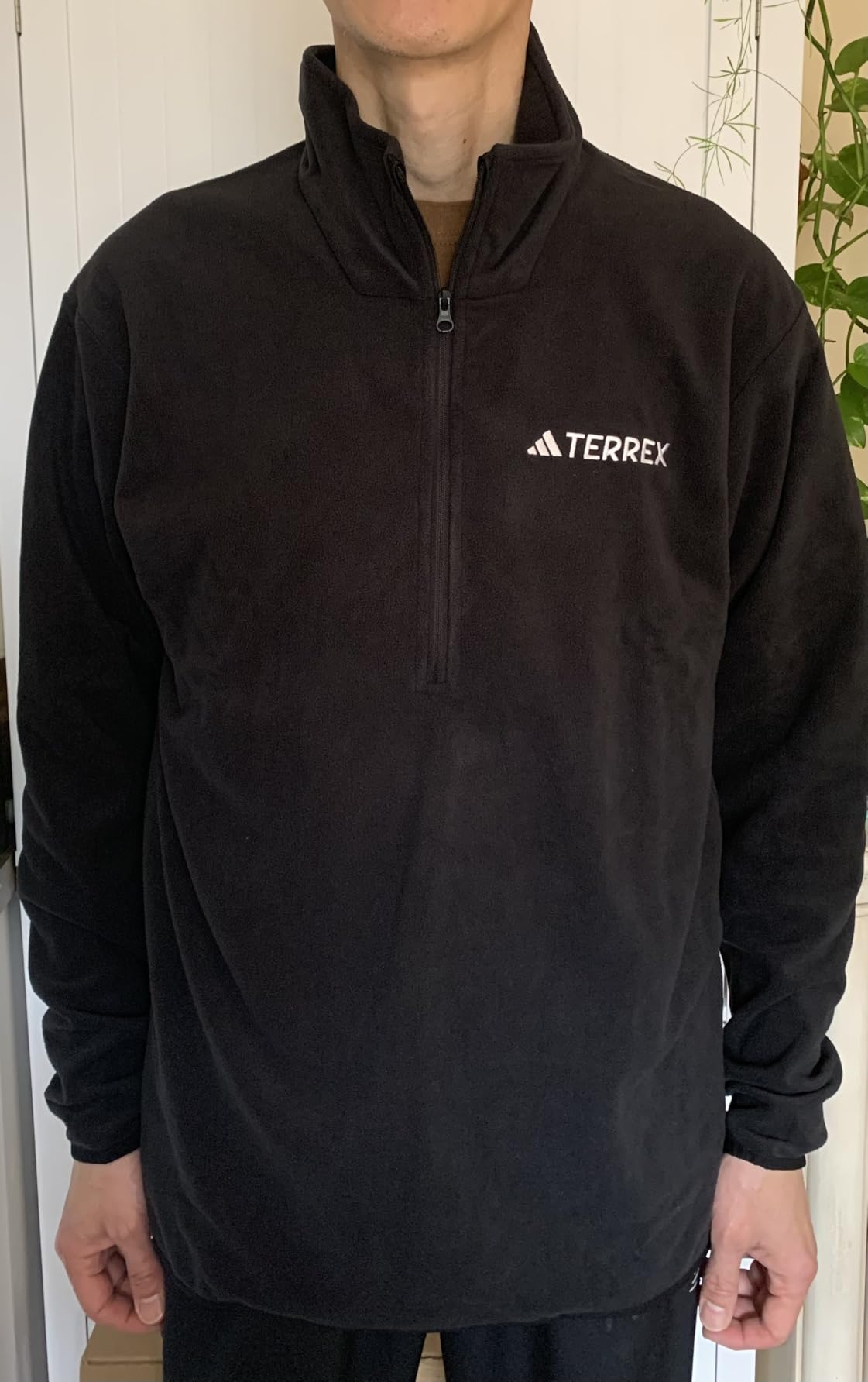adidas Men's Terrex Multi Essentials Half-zip Fleece Hiking Jacket customer photo 1