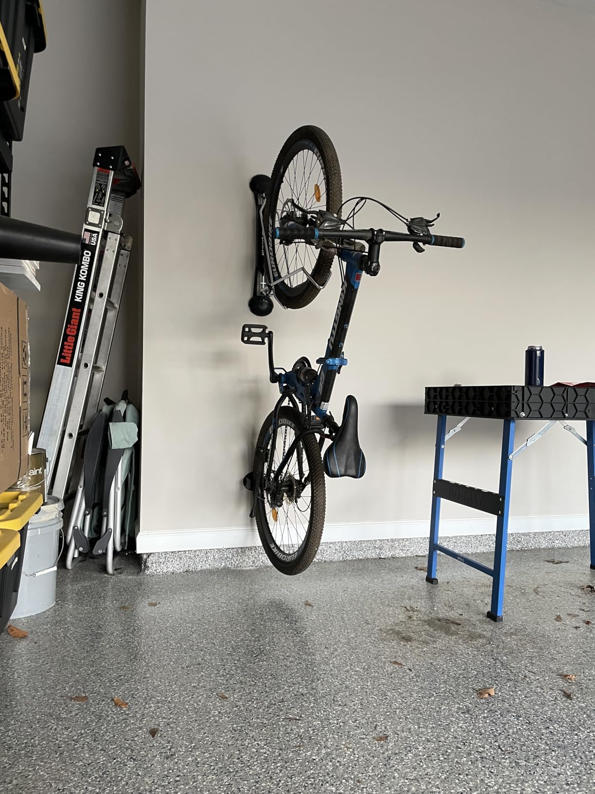 Steadyrack Fat Tire Bike Rack – Vertical Wall Mount Storage for Fat Bikes with 2.8”–4.5” Wide Tires – Space-Saving Pivot Design for Garage or Home customer photo 1