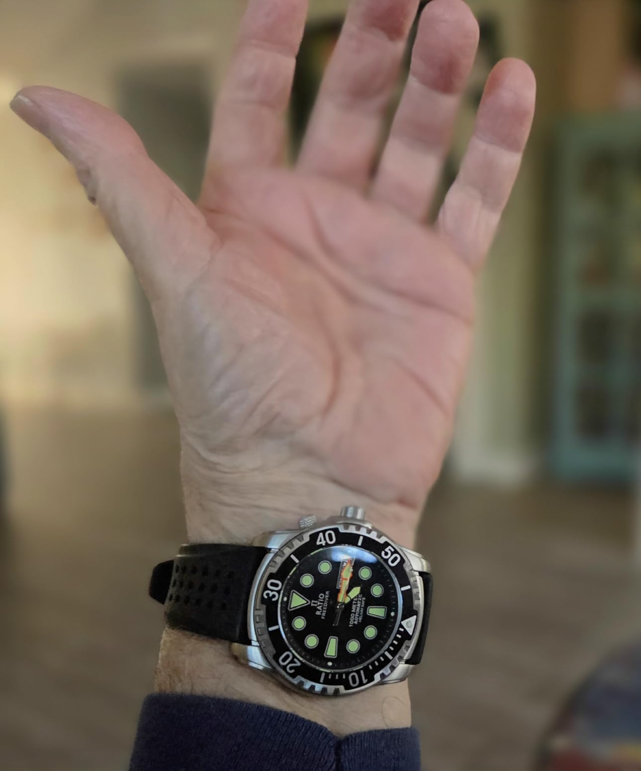 RATIO FreeDiver Helium-Safe Dive Watch Sapphire Crystal Automatic Diver Watch 1000M Water Resistant Diving Watch for Men customer photo 1