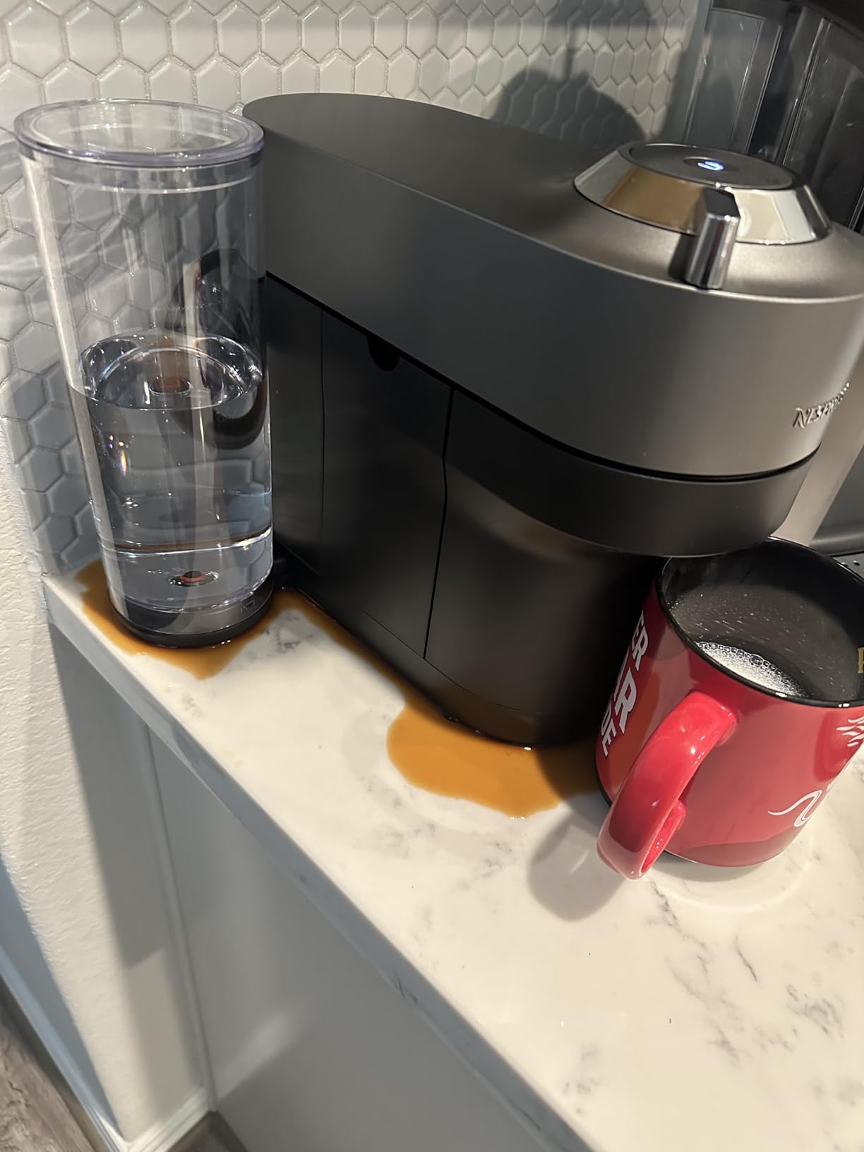 Nespresso Vertuo Pop+ Coffee & Espresso Maker by Breville, Black & Gold customer photo 2