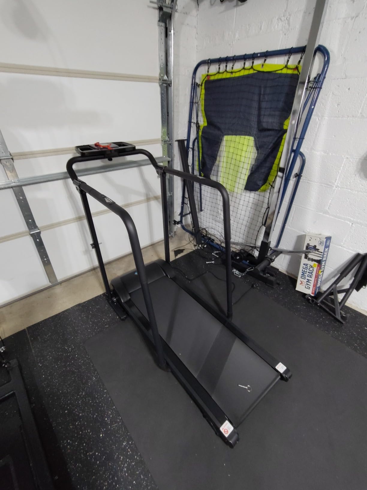 Ksports Advanced Rehab Walking Treadmill with 2.25HP Motor, Long Handrails for Balance, 287 LB Capacity, 0.4-8.0 MPH, 3-Level Incline, Bluetooth for Kinomap, Zwift & FitShow, Foldable with LCD Display customer photo 1