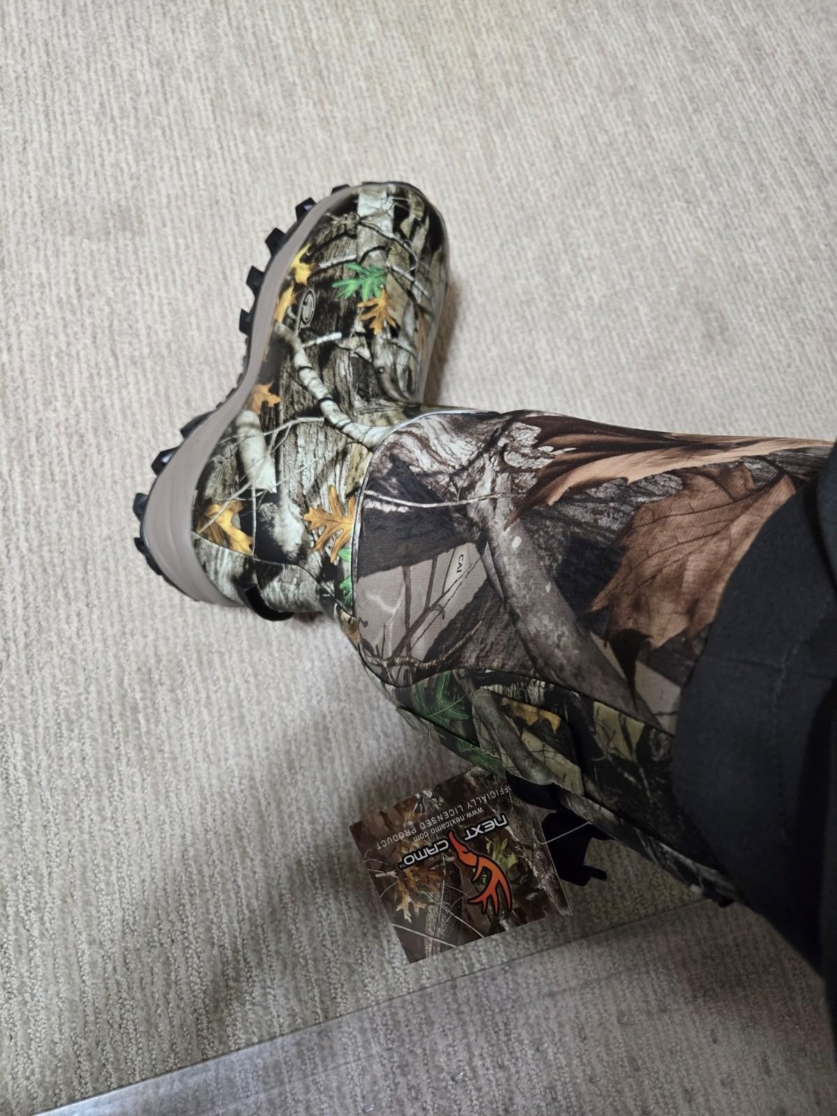 Hunthor 800g Insulated Hunting Boots for Men, Waterproof Rubber Boots customer photo 1