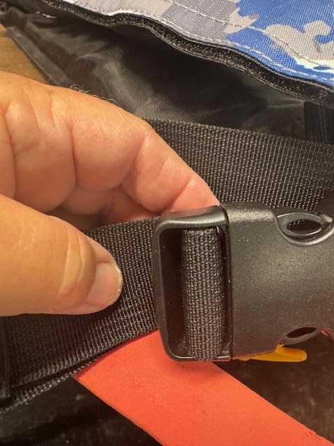Owntop Manual Inflatable Belt Pack, Adults Swim Jacket with Blowpipe & Whistle, 24g CO2 Cylinder Included, Low Profile for Kayaking, Fishing, Paddle Sports customer photo 2