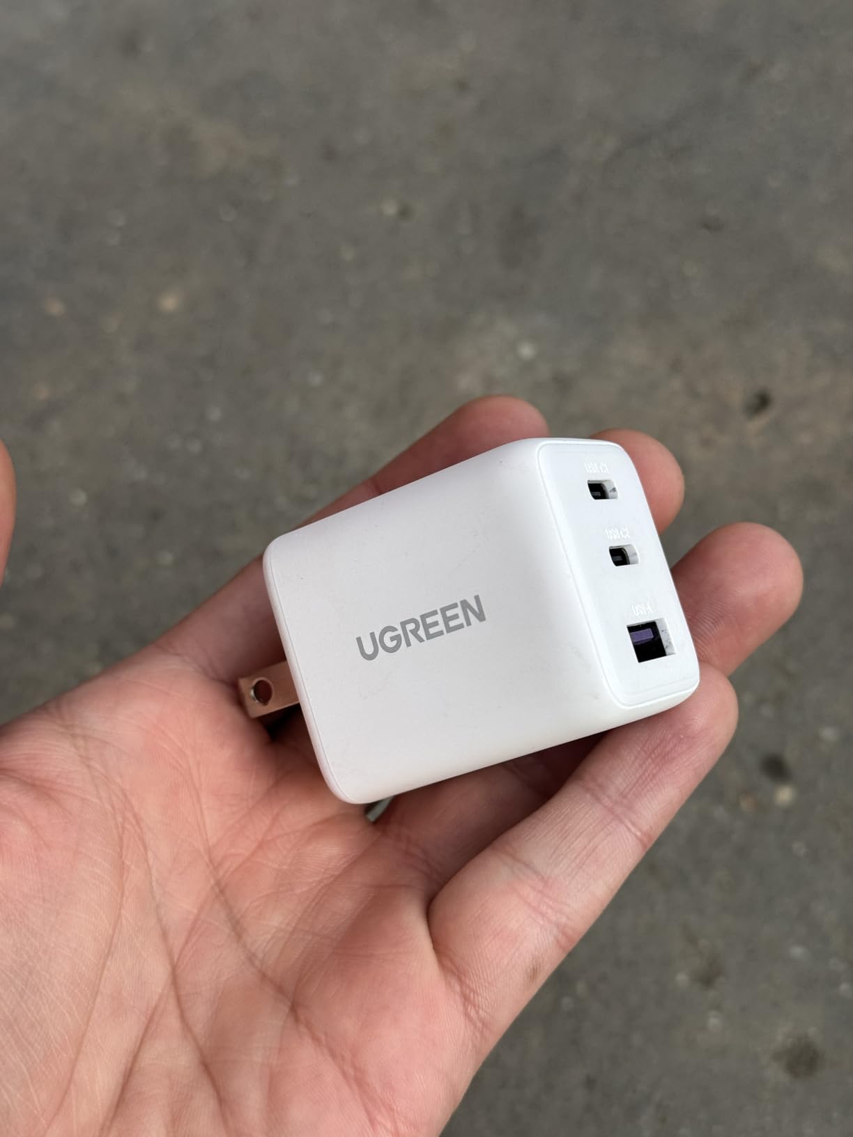 UGREEN 3-Port 30W USB C Charger Block, GaN II Type C Fast Charging, Black customer photo 2