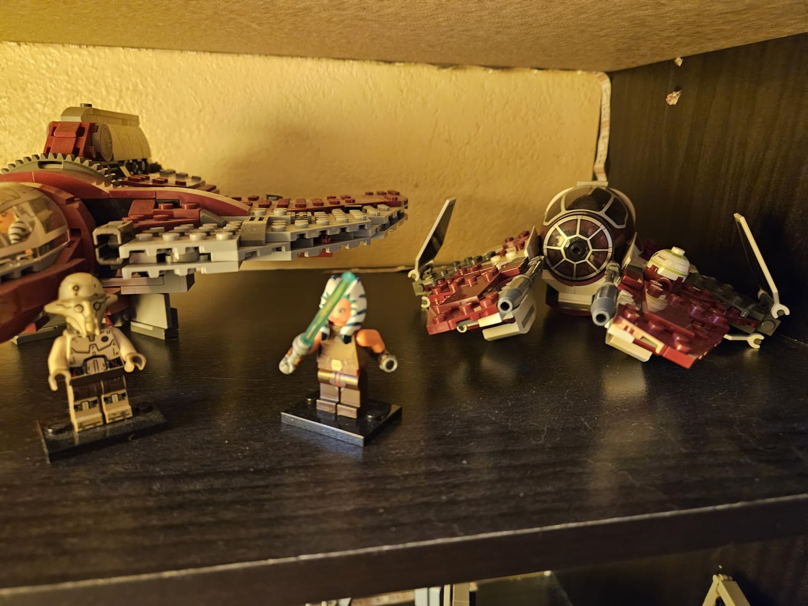 LEGO Star Wars: The Clone Wars Ahsoka's Jedi Interceptor Spaceship Building Toy - Kids Star Wars Toy for Boys and Girls, Ages 8+ - Gift Idea for Birthdays - 75401 customer photo 1