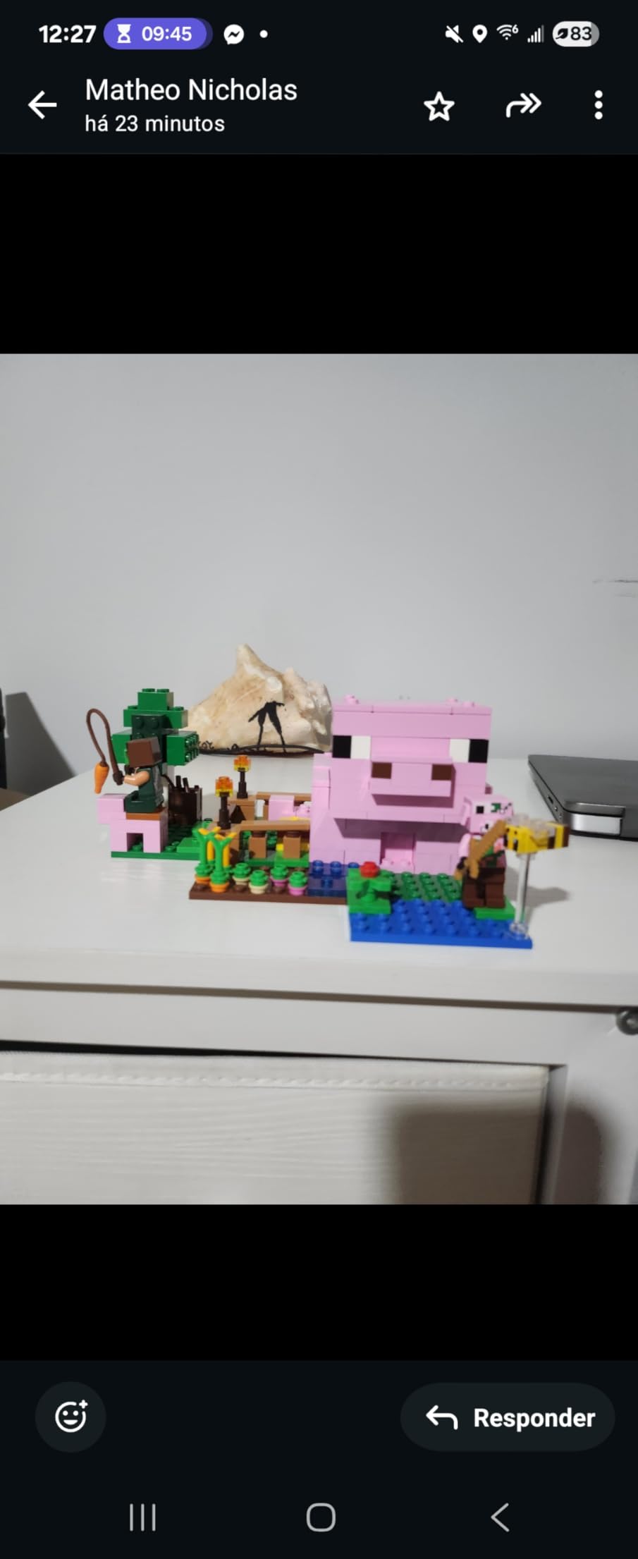 LEGO Minecraft The Baby Pig House Toy Figures and Playset - Building Minecraft Toy for Kids, Boys and Girls, Ages 7+ - Gift for Birthdays - with 2 Minifigures for Pretend Play - 21268 customer photo 1