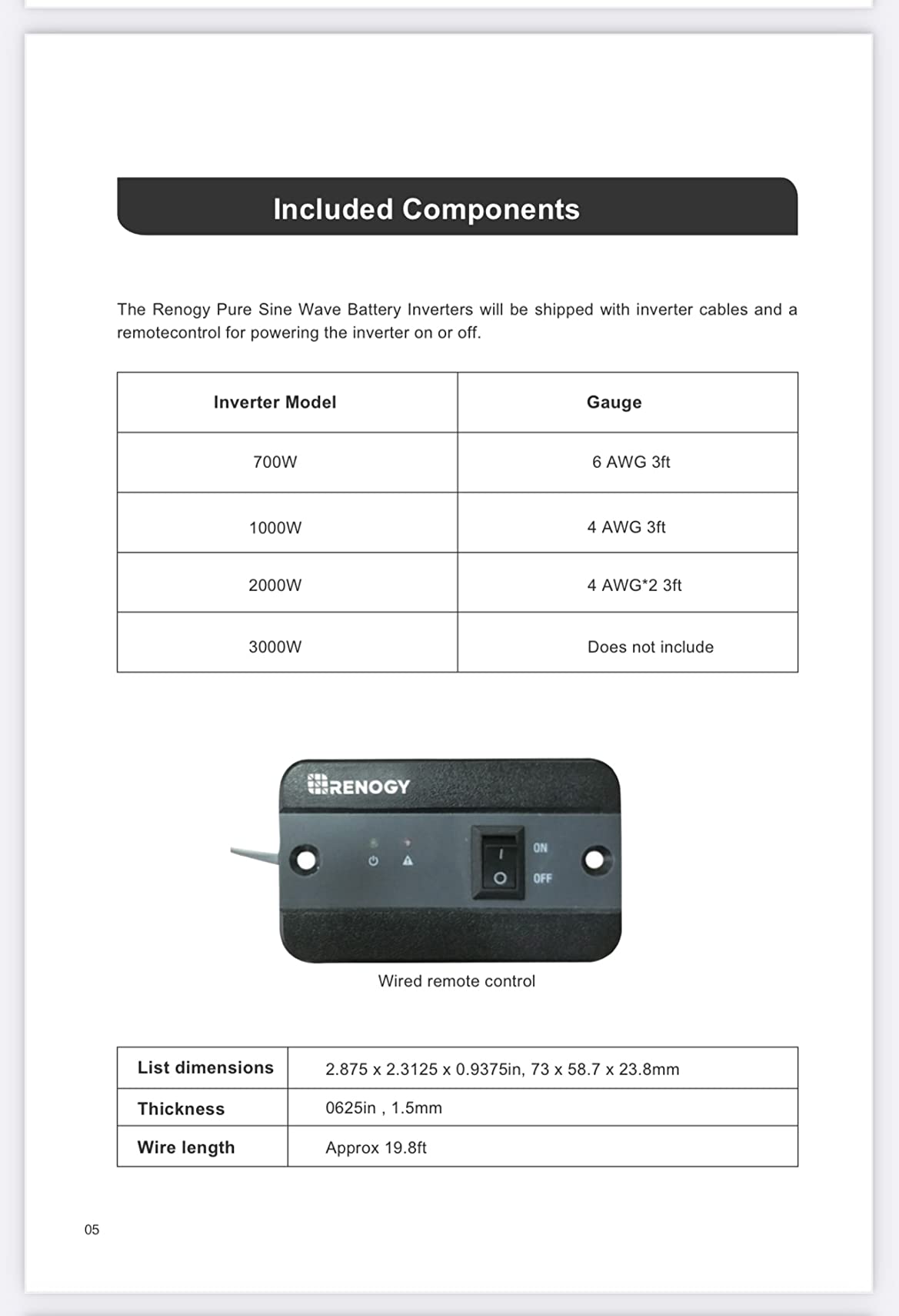 Renogy Inverter PUH, 3000W Pure Sine Wave Power Inverter with UPS Transfer Switch & Bluetooth, 12V DC to 120V AC Converter for RV, Truck, Home,Camping - 6000W Surge Power, Remote Monitoring customer photo 2