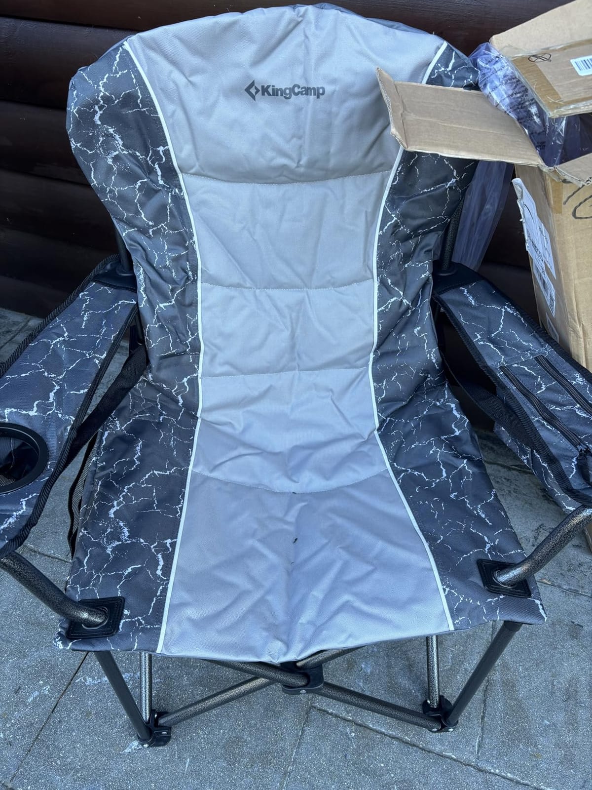 KingCamp Oversized Camping Chair, 550lb Heavy Duty with Lumbar Support customer photo 1