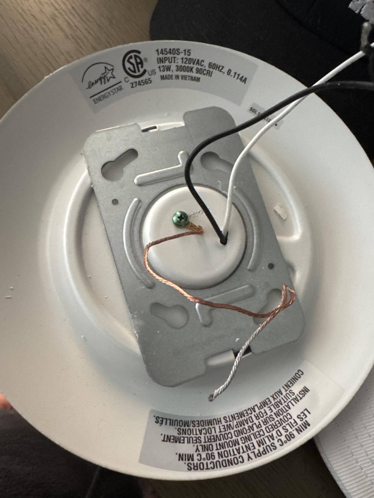 Sea Gull Lighting 14550S-15 Generation Lighting Traverse Lyte Round 6 in. 3000K, Canless Integrated LED Recessed Light, 925 Lumens, 90 CRI, T24 Complaint, Wet Rated in White Finish (4 Pack) customer photo 1