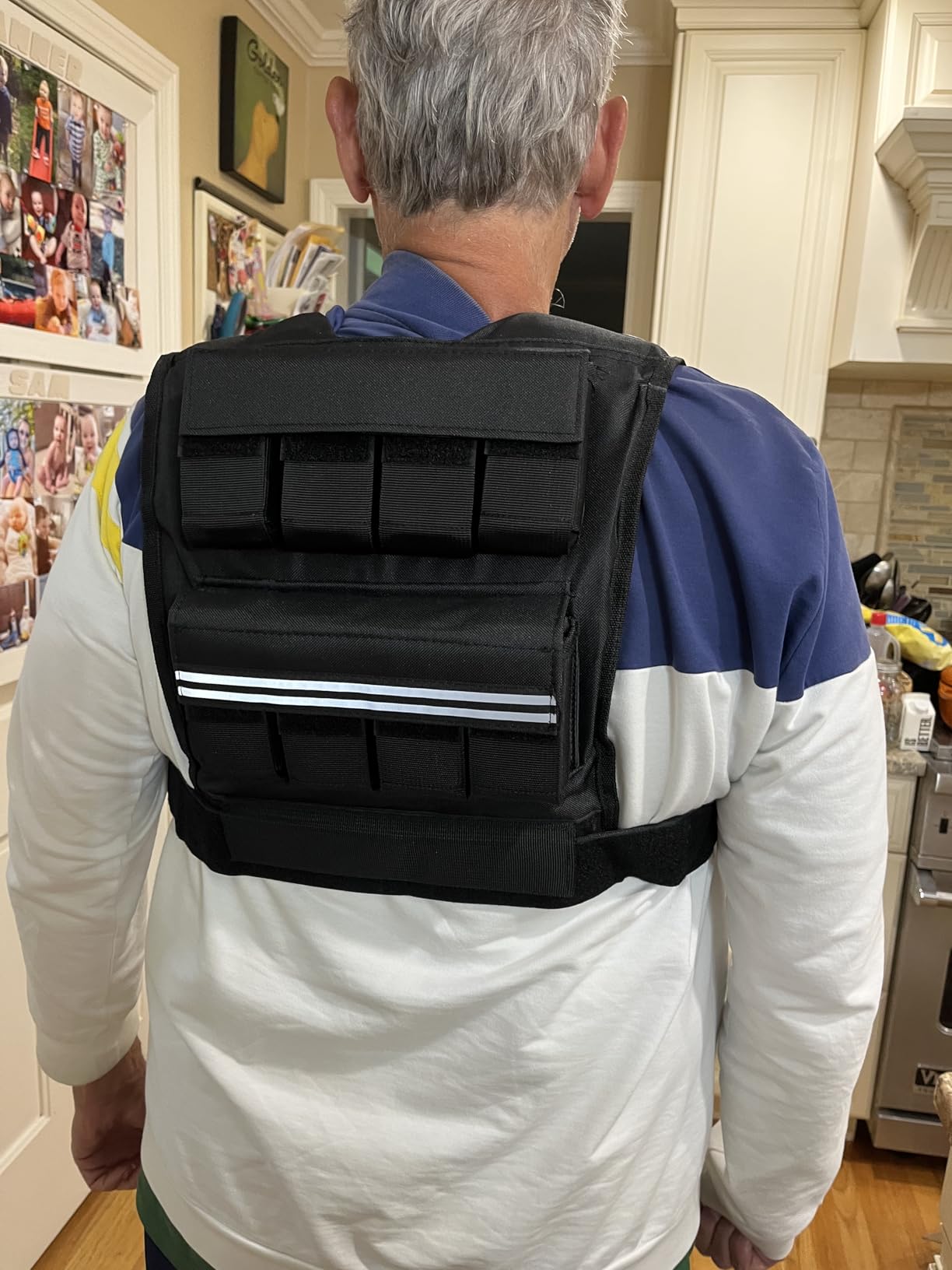 BAGAIL Weighted Vest Men, 20lb/30lb/40lb Adjustable Weight Vest for Woman with Removable Iron Weights, Women’s Rucking Vest for Walking, Workout, Running, Strength Training customer photo 1