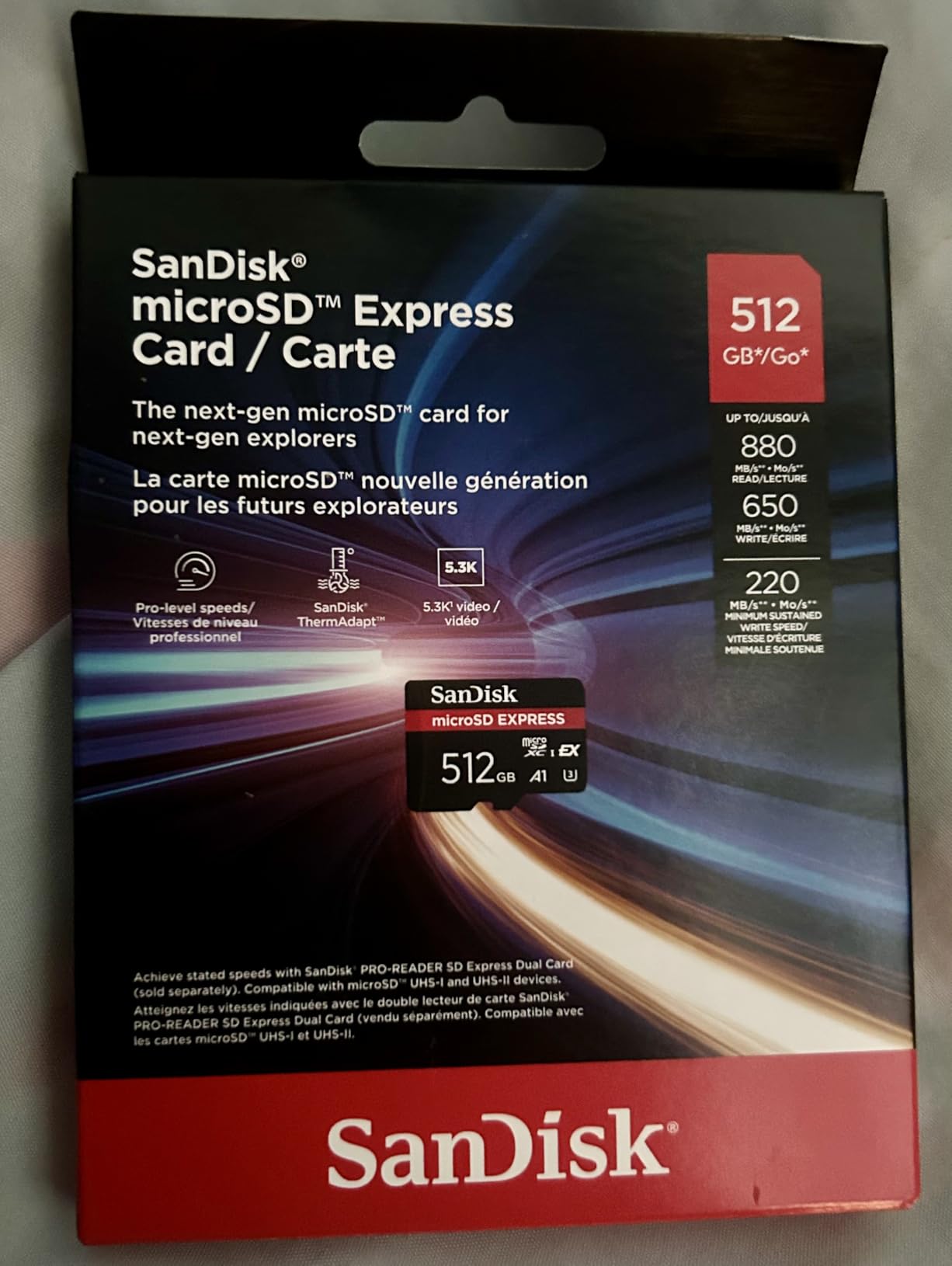 SANDISK 512GB microSD Express Card customer photo 1