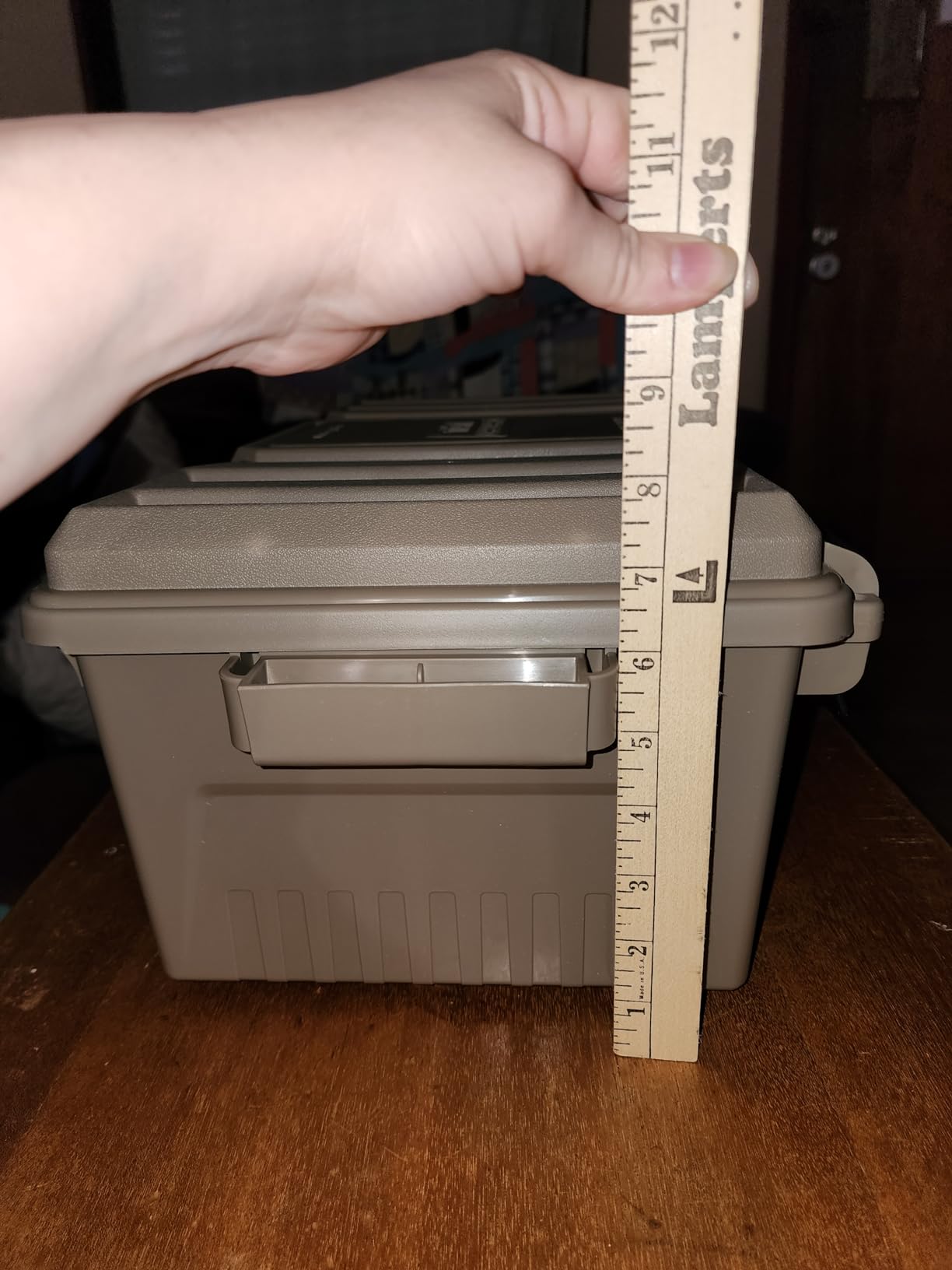 MTM ACDC50 Divided Ammo Crate Box, Made in USA, Lockable Ammo Storage Box customer photo 1