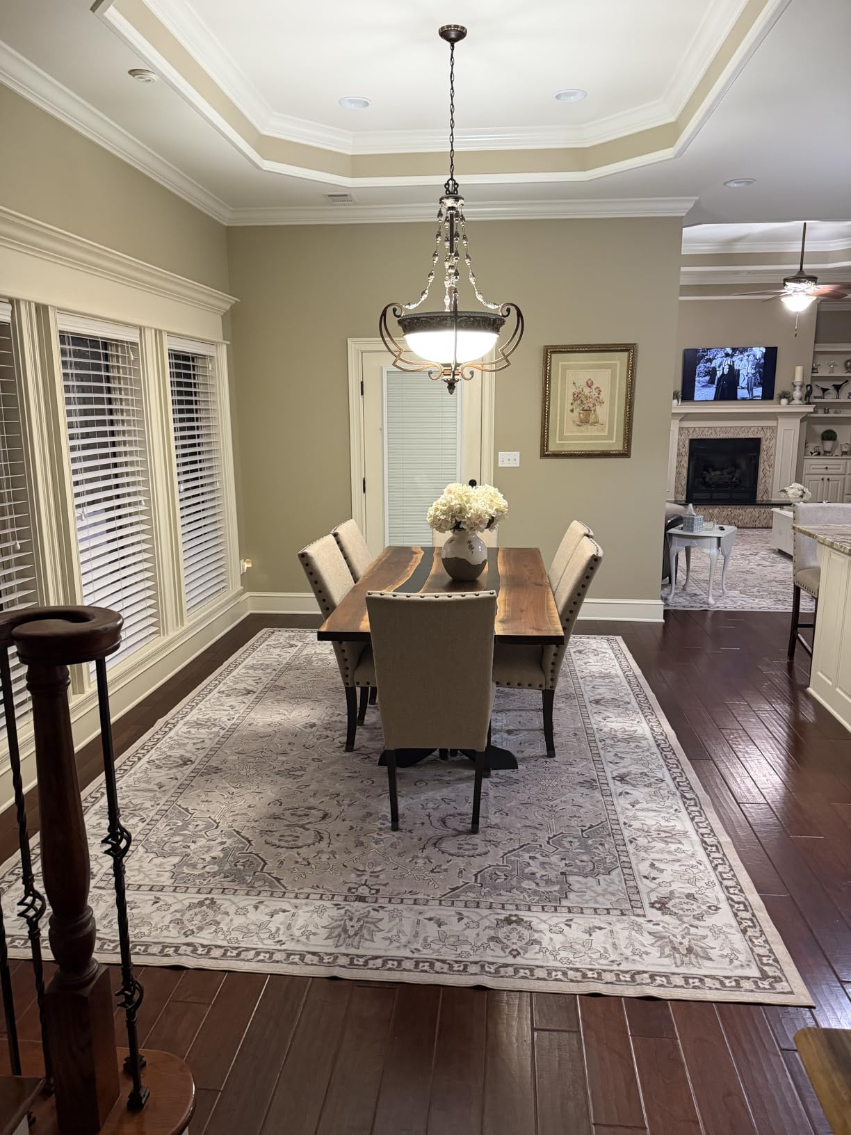 Washable 2x8 Hallway Runner Rug: Vintage Water Resistant Kitchen Entryway Rug Ultra Soft Living Room Bedroom Carpet with Non Slip Backing Indoor Low Pile Floor Mat for Bathroom Dining Room(2x8,Beige) customer photo 2
