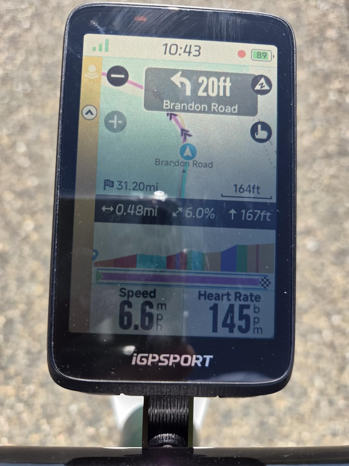 iGPSPORT BiNavi Bike Computer, 3.5‘’ Touch Screen Map Navigation Music Control Climb Tips, Wireless GPS Cycling Computer customer photo 2