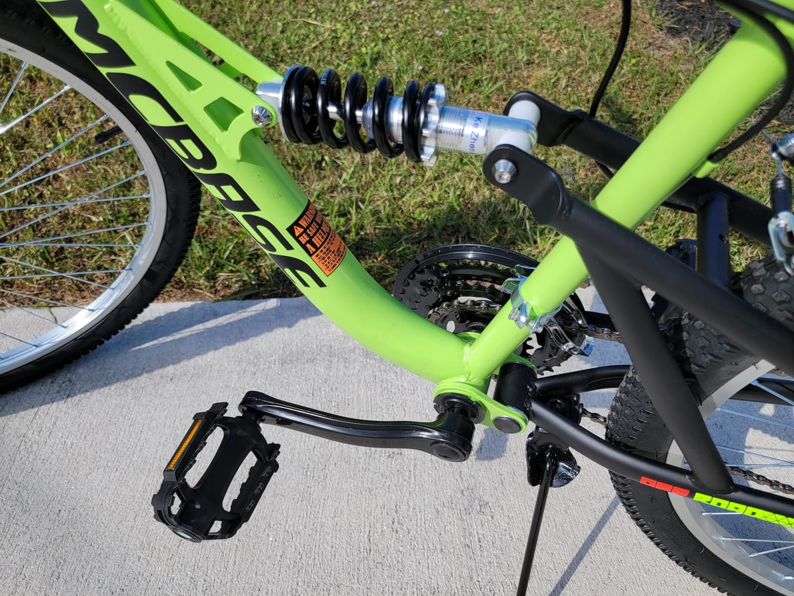 HILAND 26 Inch Full Suspension Mountain Bike, 18-Speed MTB with Lightweight Frame, Dual V-Brakes, All-Terrain XC Tires, Adult Bike for Men & Women customer photo 1